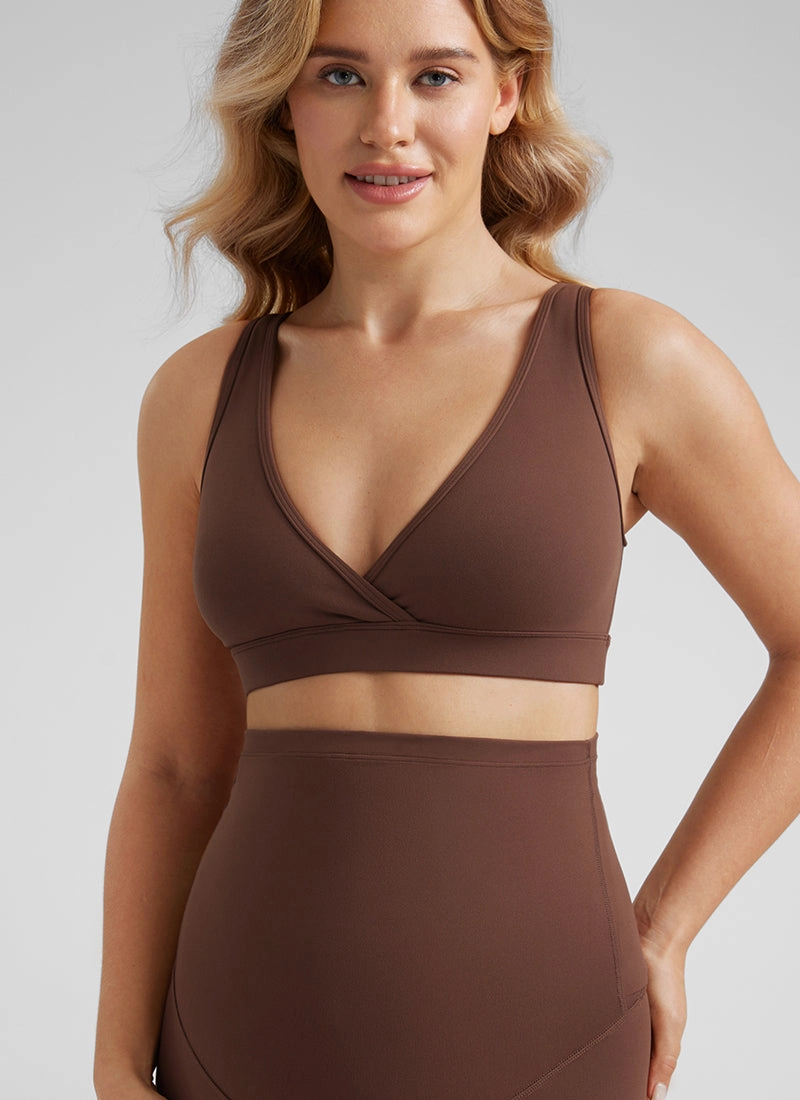 Butterluxe Maternity Nursing Crossover Wireless Bras