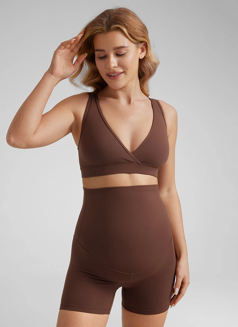 Butterluxe Maternity Nursing Crossover Wireless Bras