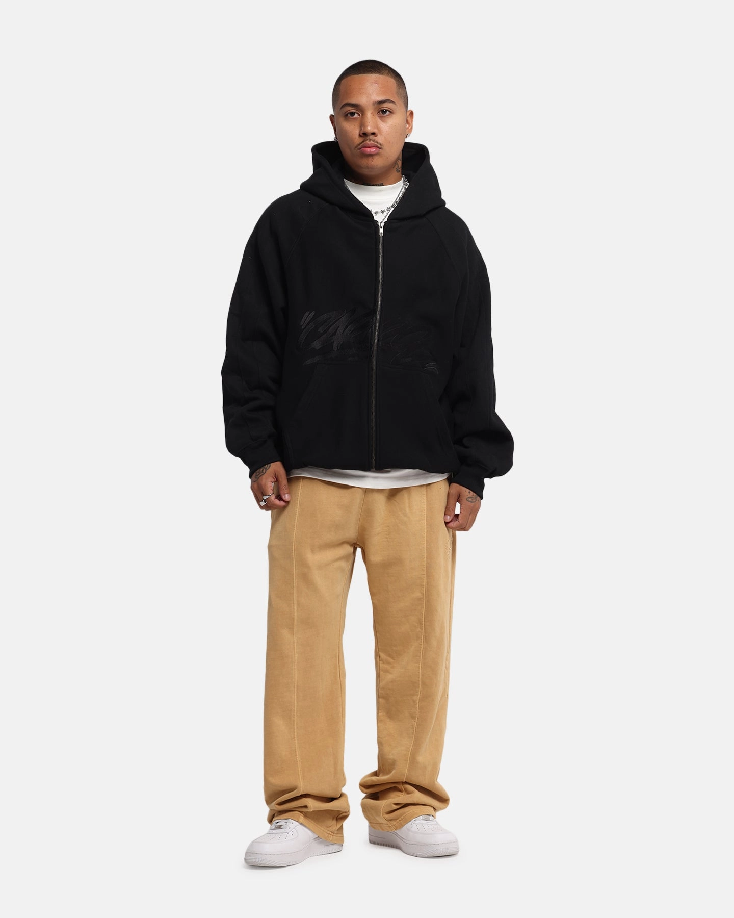 Carre Grit Hoodie Black