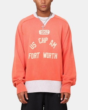 Champion 50's Saddle Crew Sweatshirt Team Red Scarlet