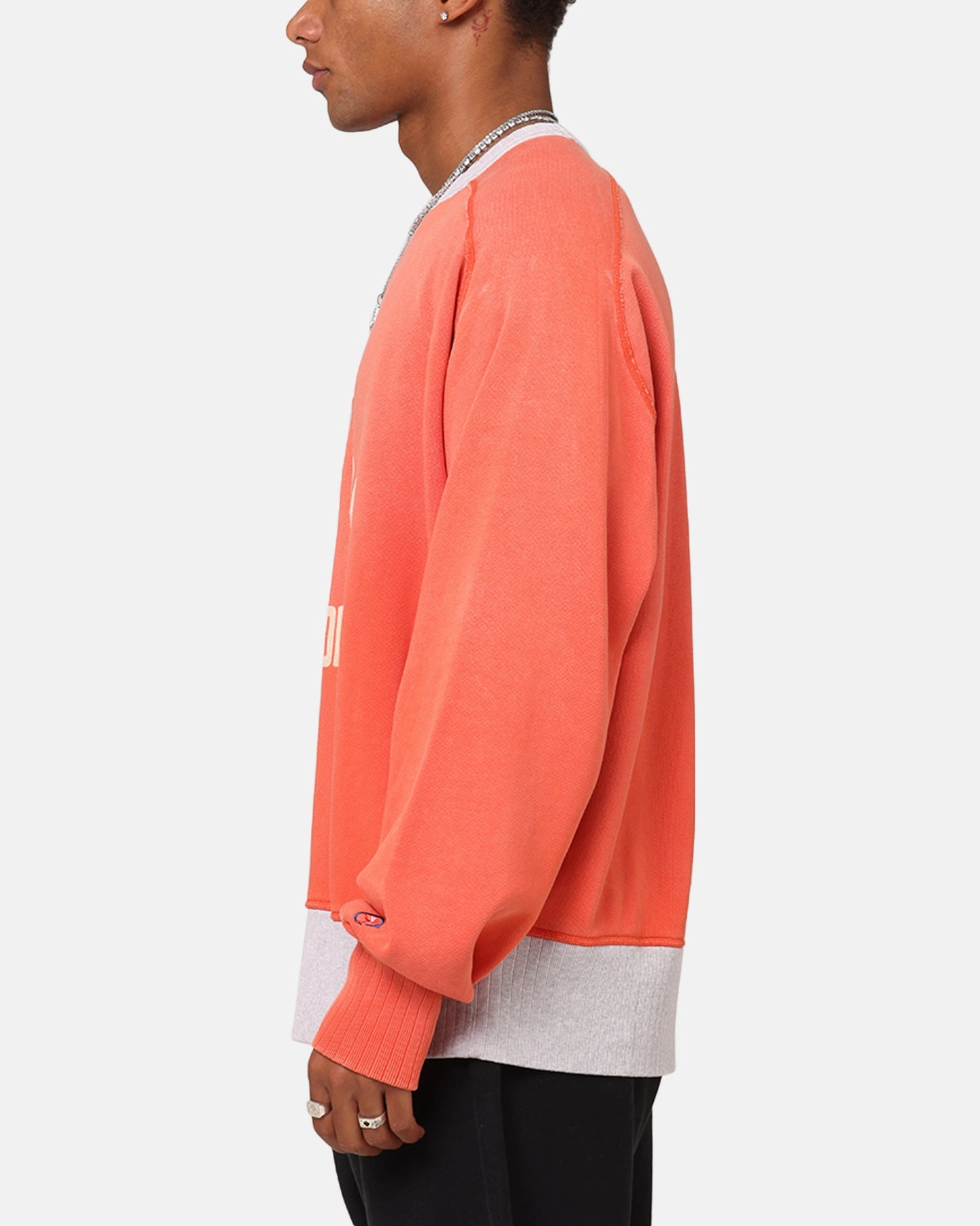 Champion 50's Saddle Crew Sweatshirt Team Red Scarlet