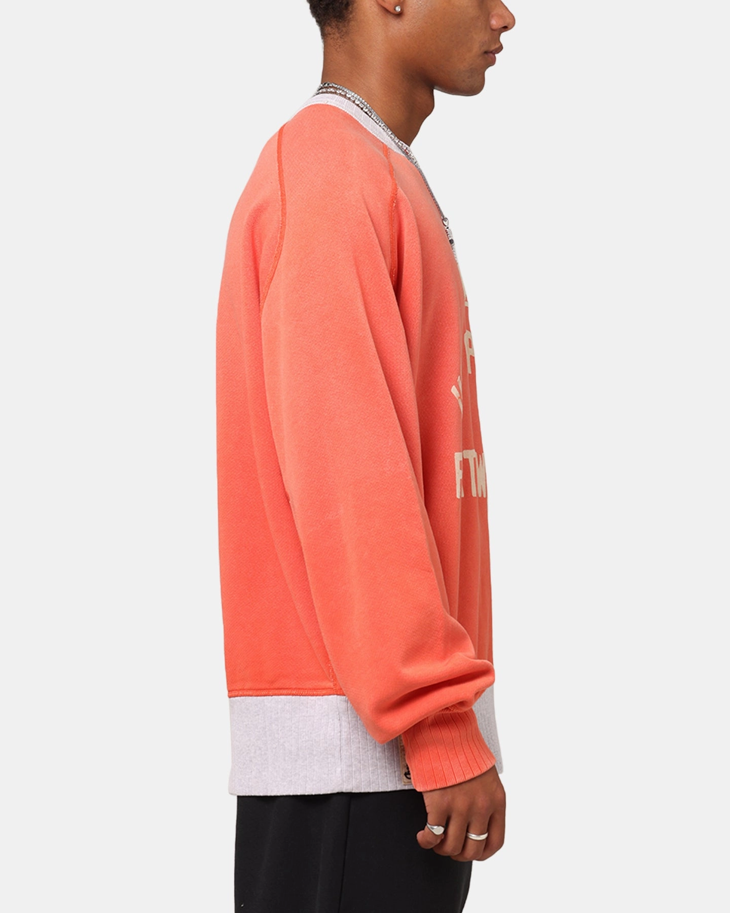 Champion 50's Saddle Crew Sweatshirt Team Red Scarlet