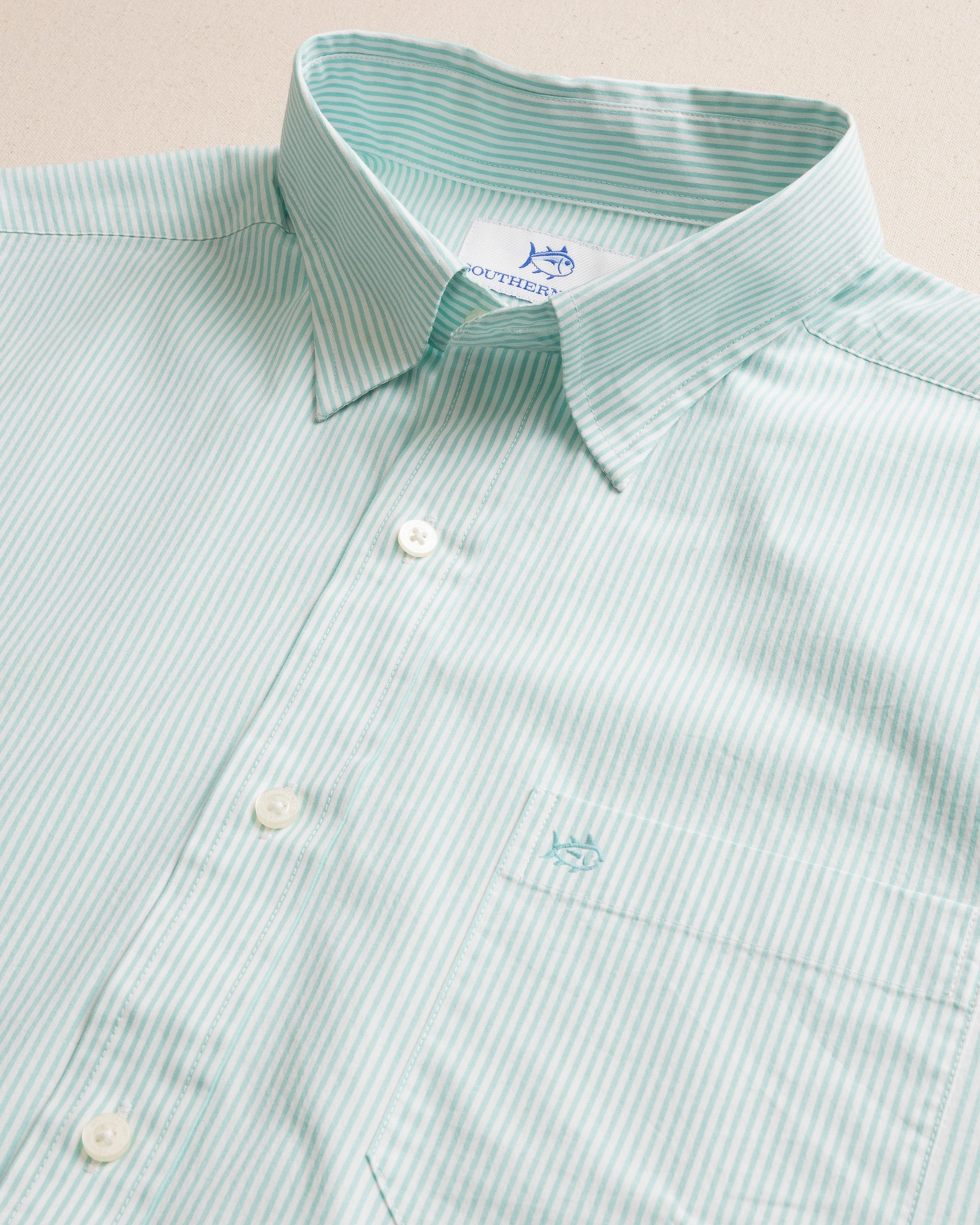 Charleston Granby Stripe Long Sleeve Sport Shirt