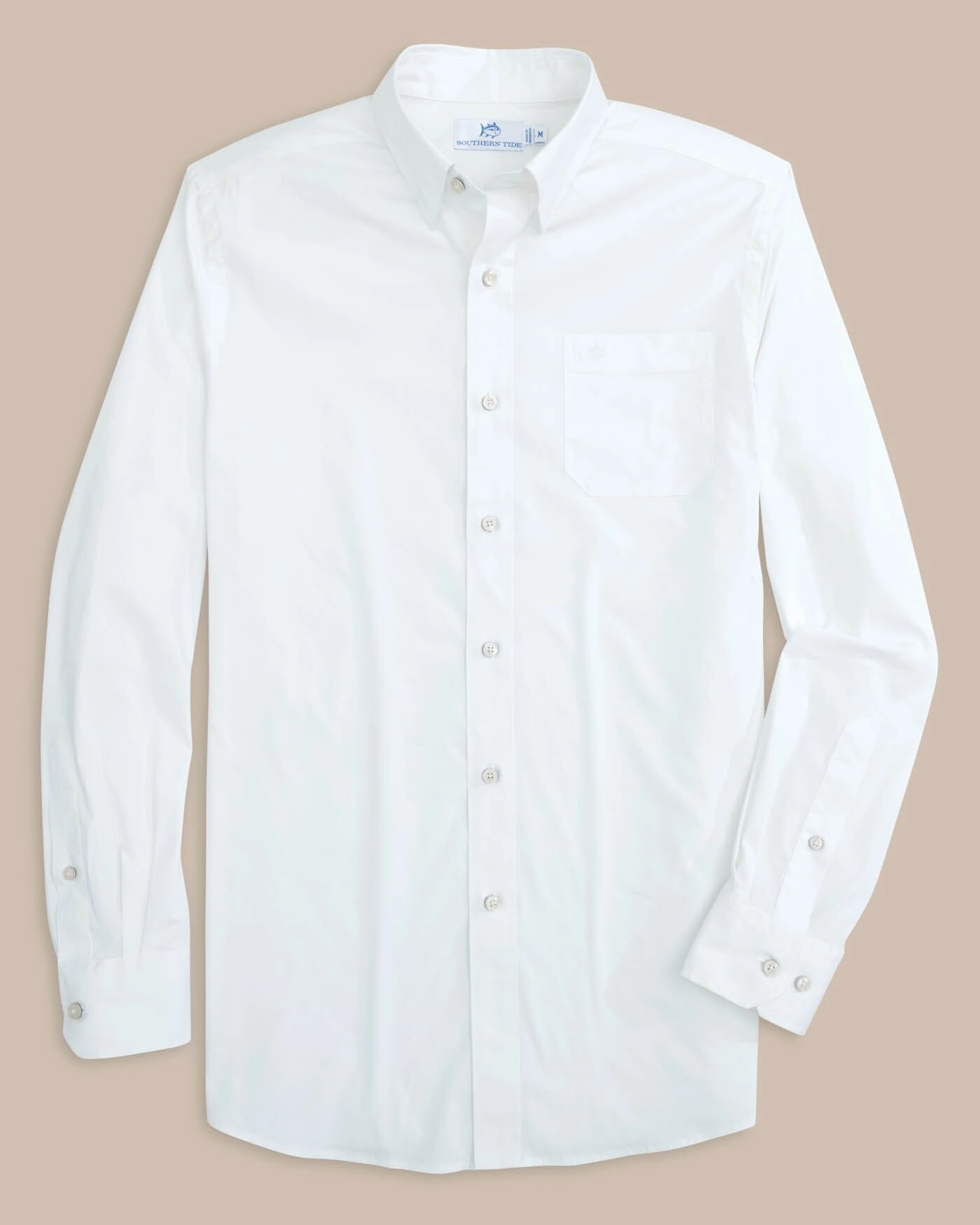 Charleston Overbrook Solid Long Sleeve Sport Shirt