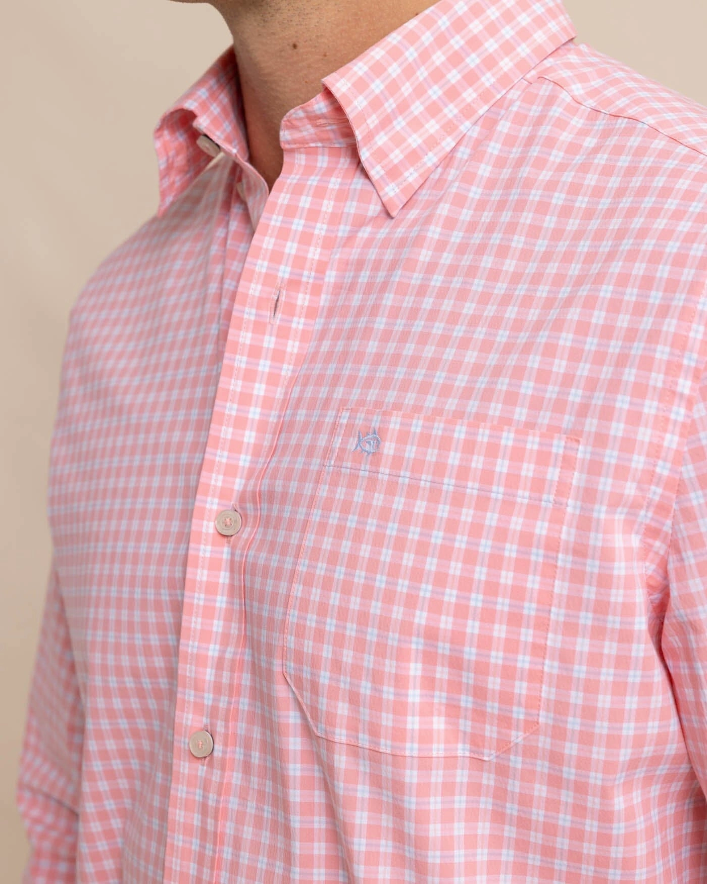 Charleston Roanoke Check Long Sleeve Sport Shirt