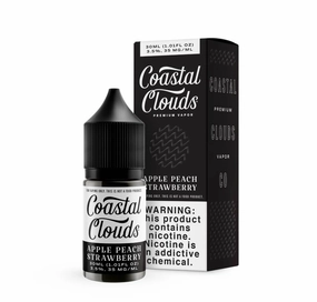 Coastal Clouds Salt Apple Peach Strawberry eJuice