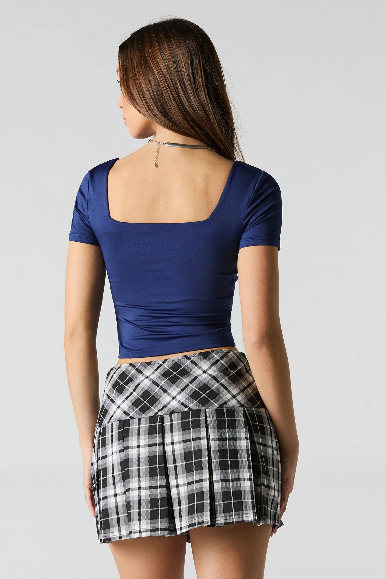 Contour Square Neck Short Sleeve Top