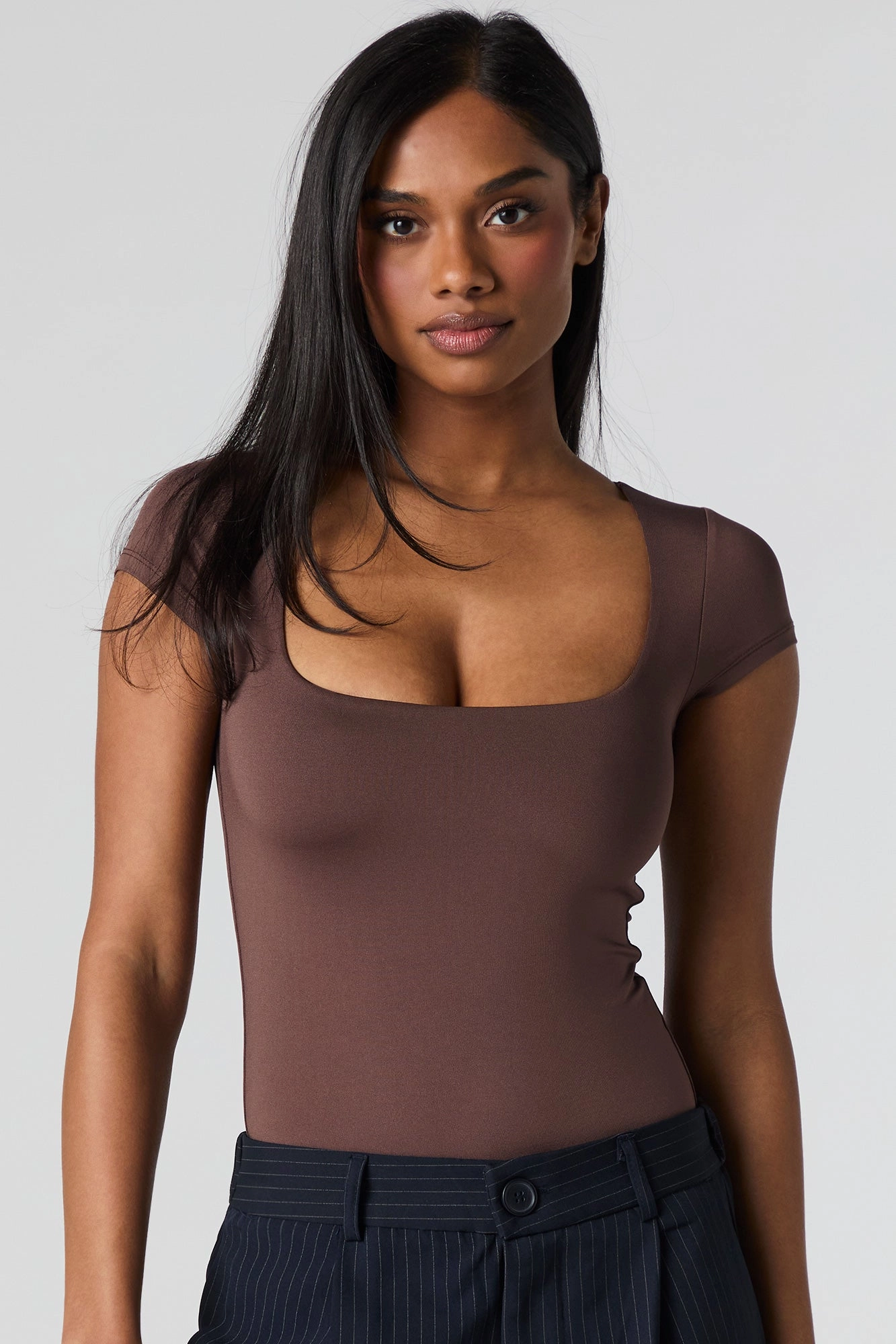 Contour Square Neck T-Shirt Bodysuit