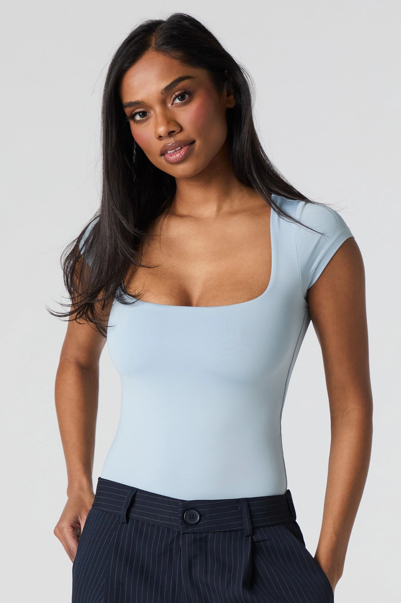 Contour Square Neck T-Shirt Bodysuit