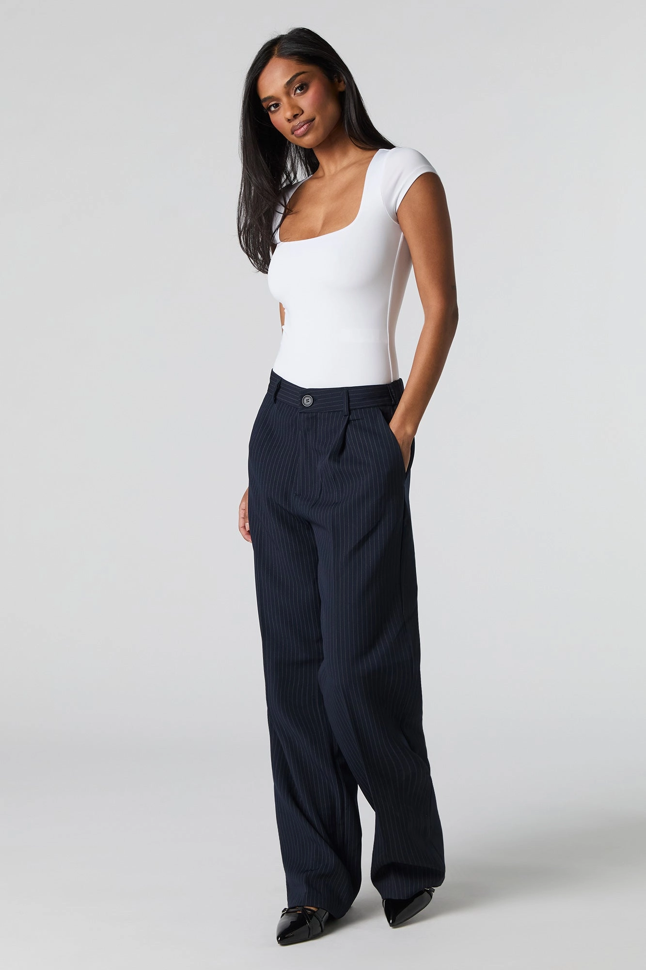 Contour Square Neck T-Shirt Bodysuit