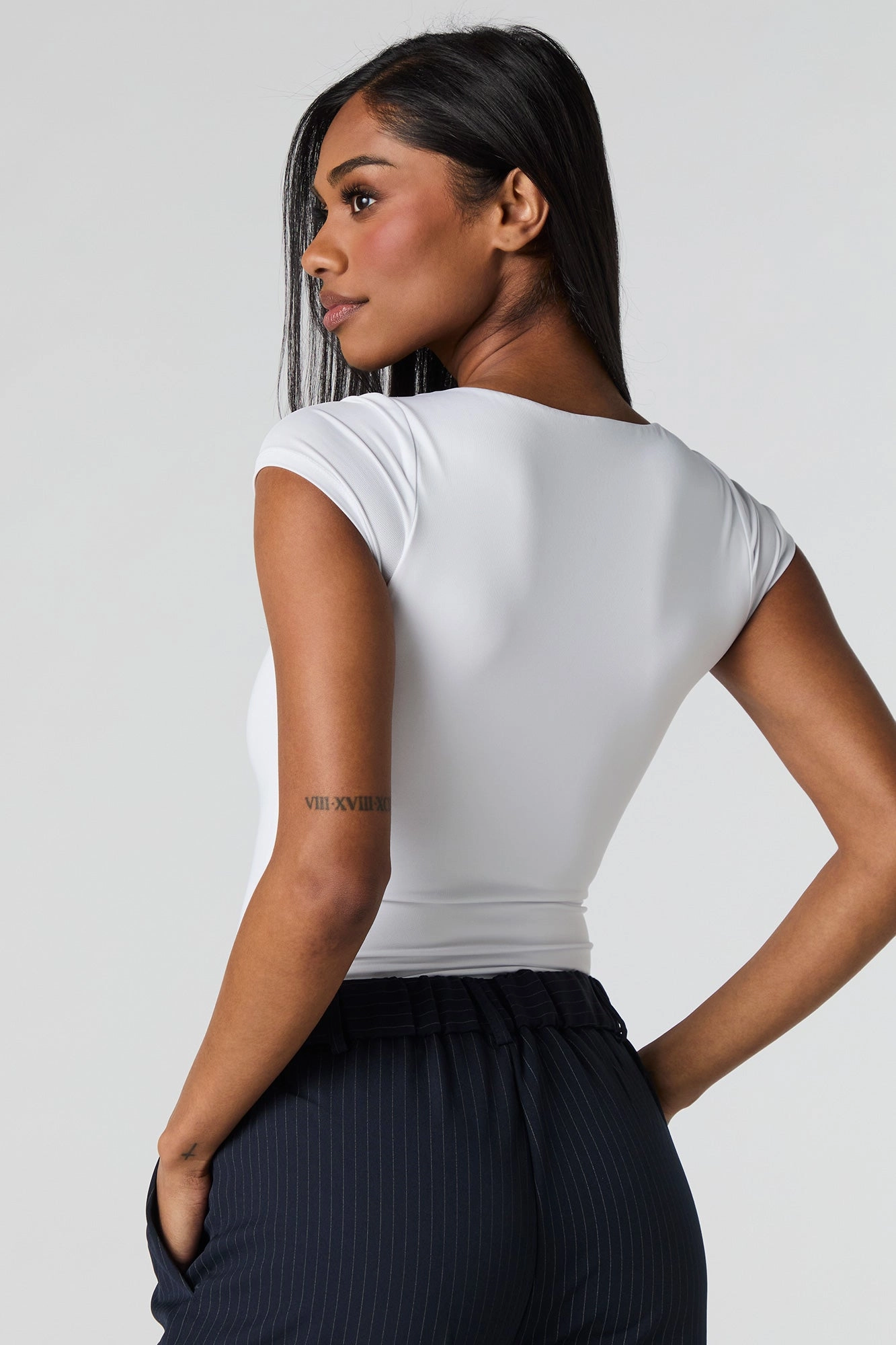 Contour Square Neck T-Shirt Bodysuit