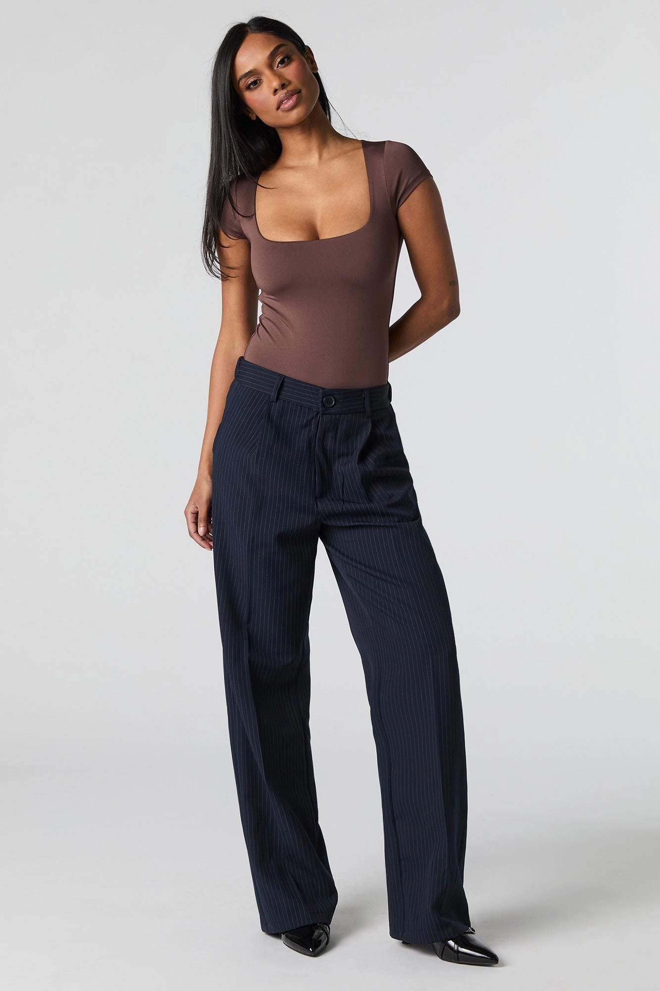 Contour Square Neck T-Shirt Bodysuit