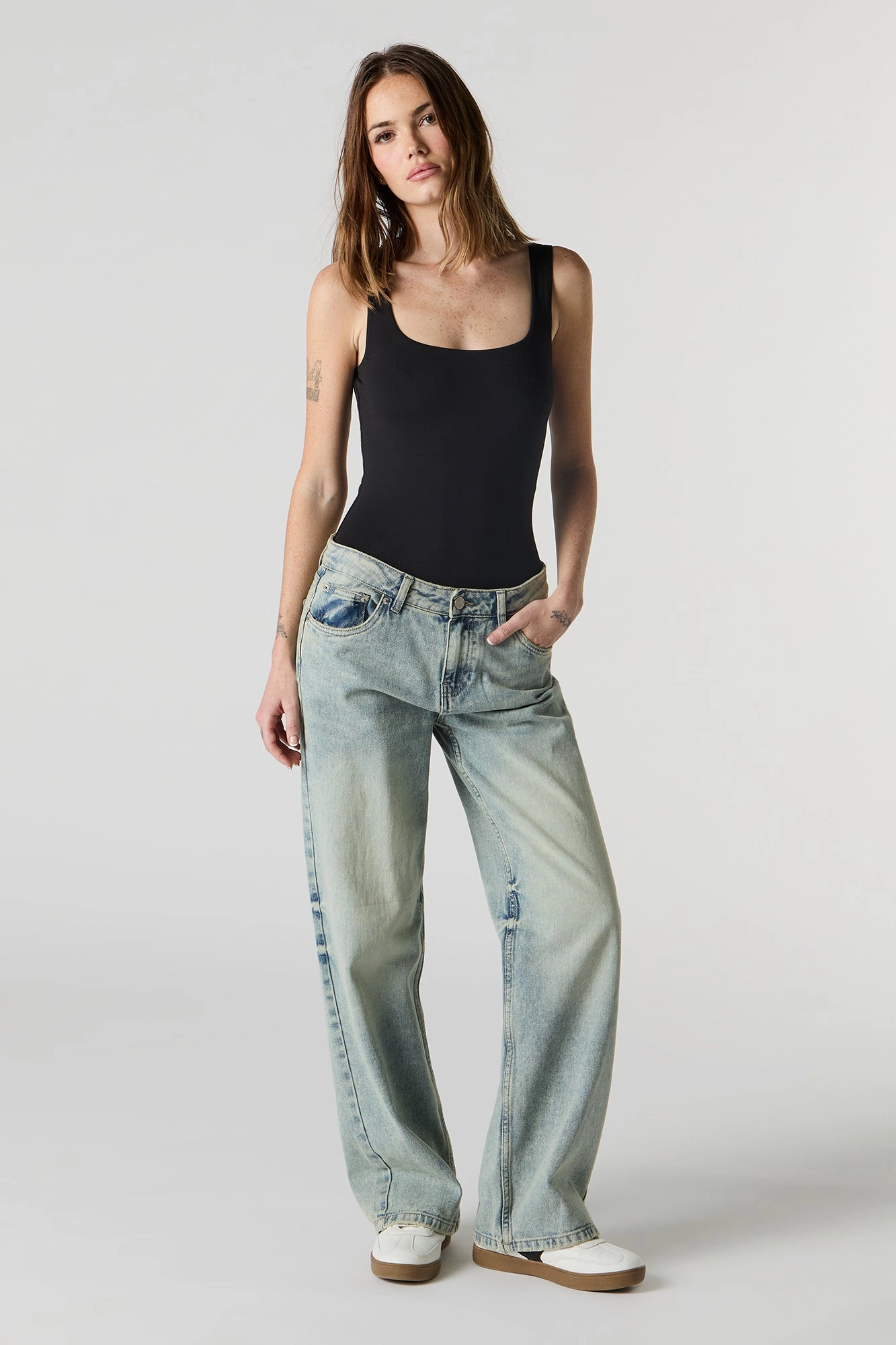 Contour Square Neck Tank Bodysuit