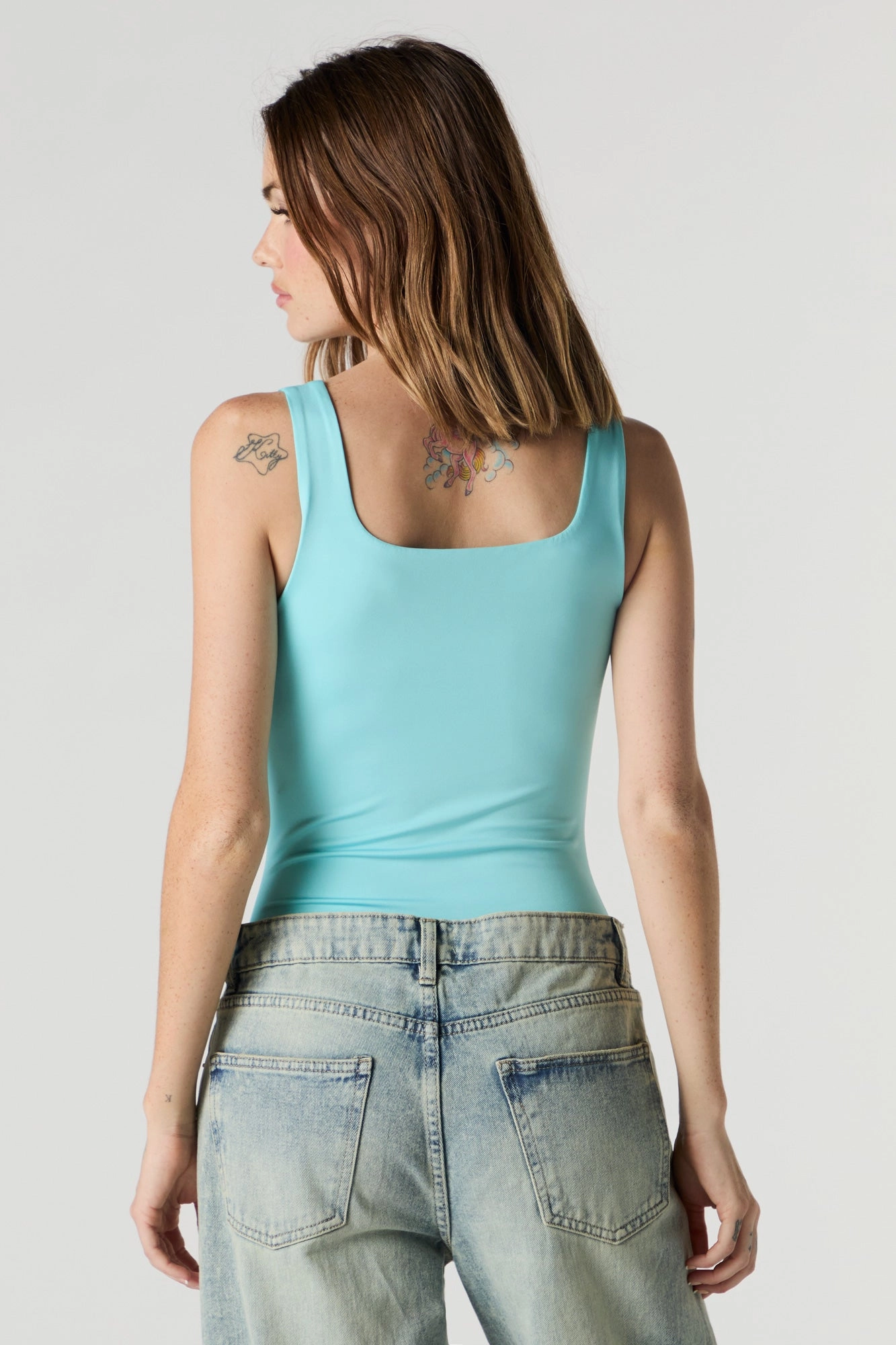 Contour Square Neck Tank Bodysuit