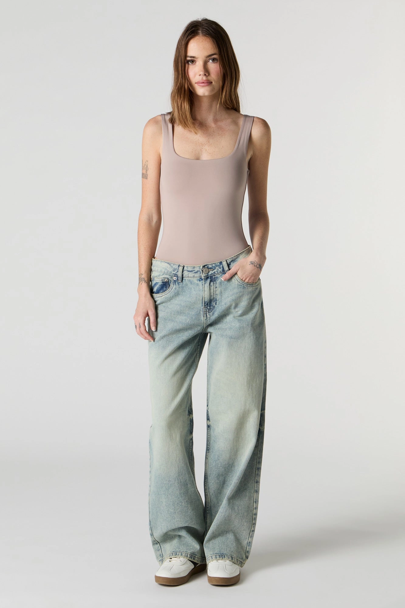 Contour Square Neck Tank Bodysuit