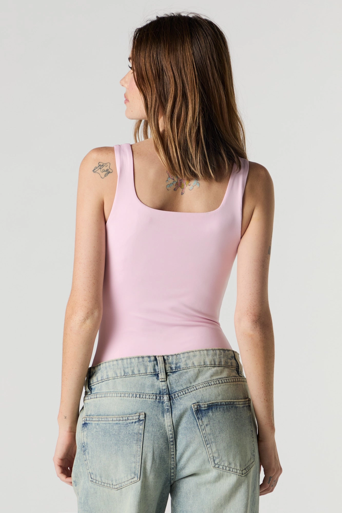 Contour Square Neck Tank Bodysuit