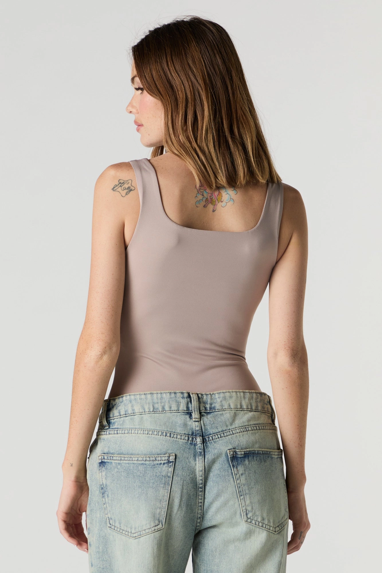 Contour Square Neck Tank Bodysuit