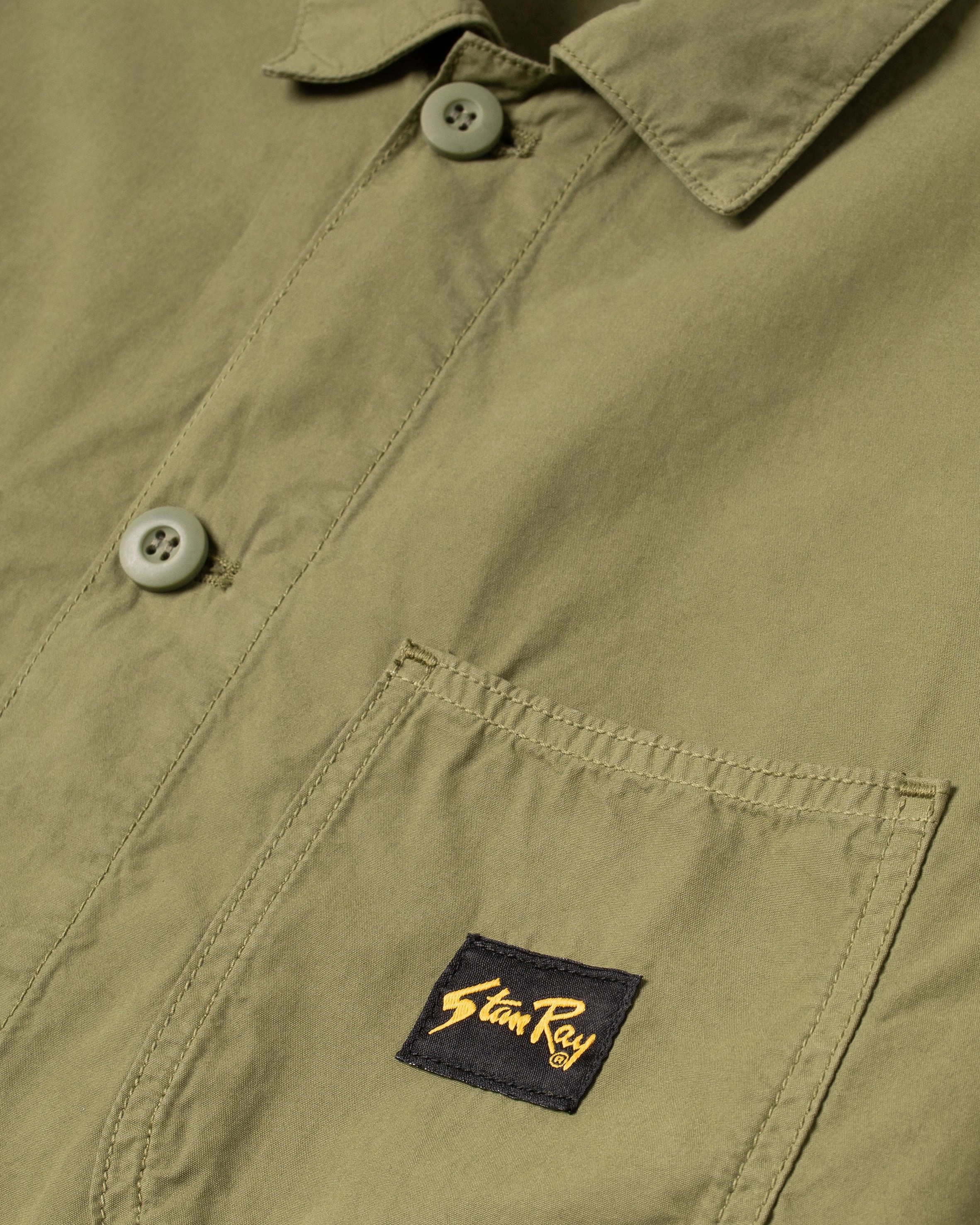 Coverall Jacket (Olive Poplin)