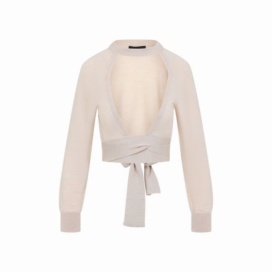 Cropped Cut Out Window Jumper