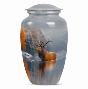 Deer Urn Remembrance - Memorial Ashes Cremation Urn for Adult