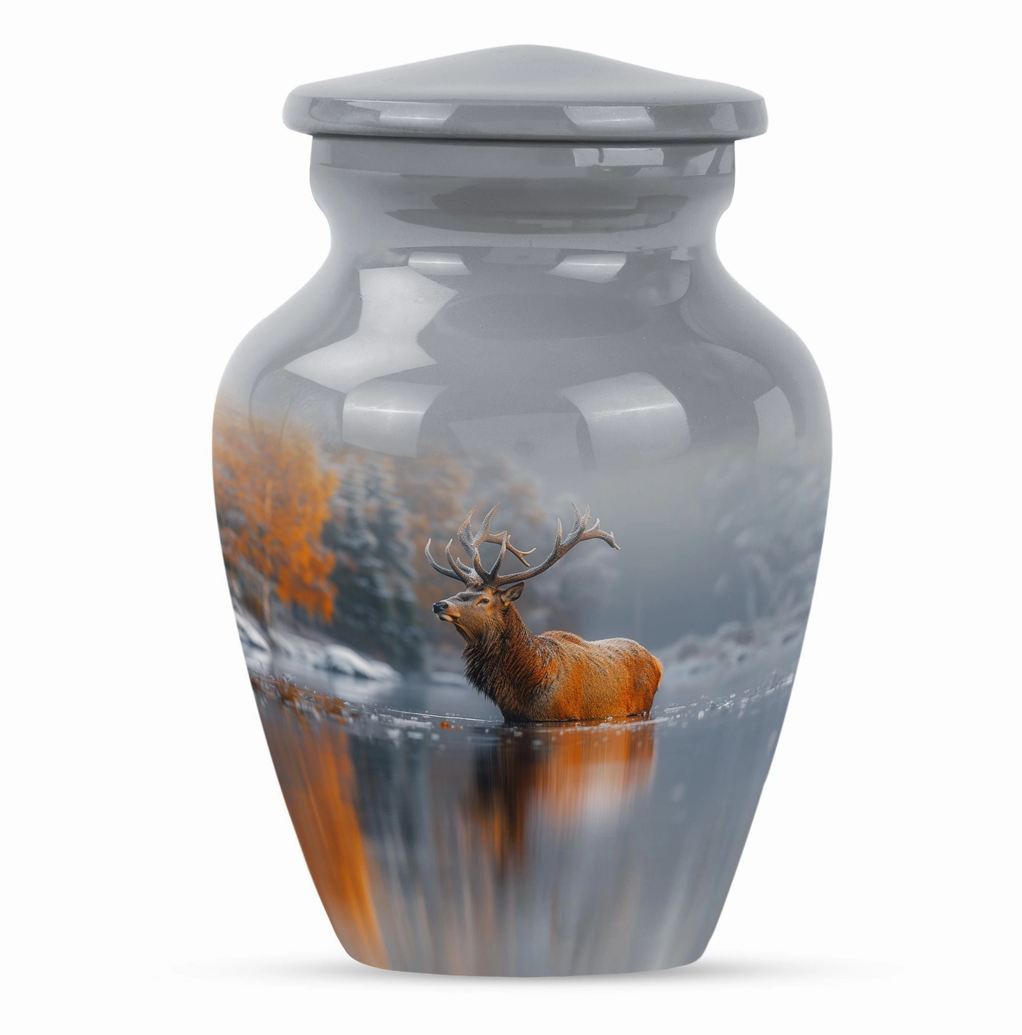 Deer Urn Remembrance - Memorial Ashes Cremation Urn for Adult