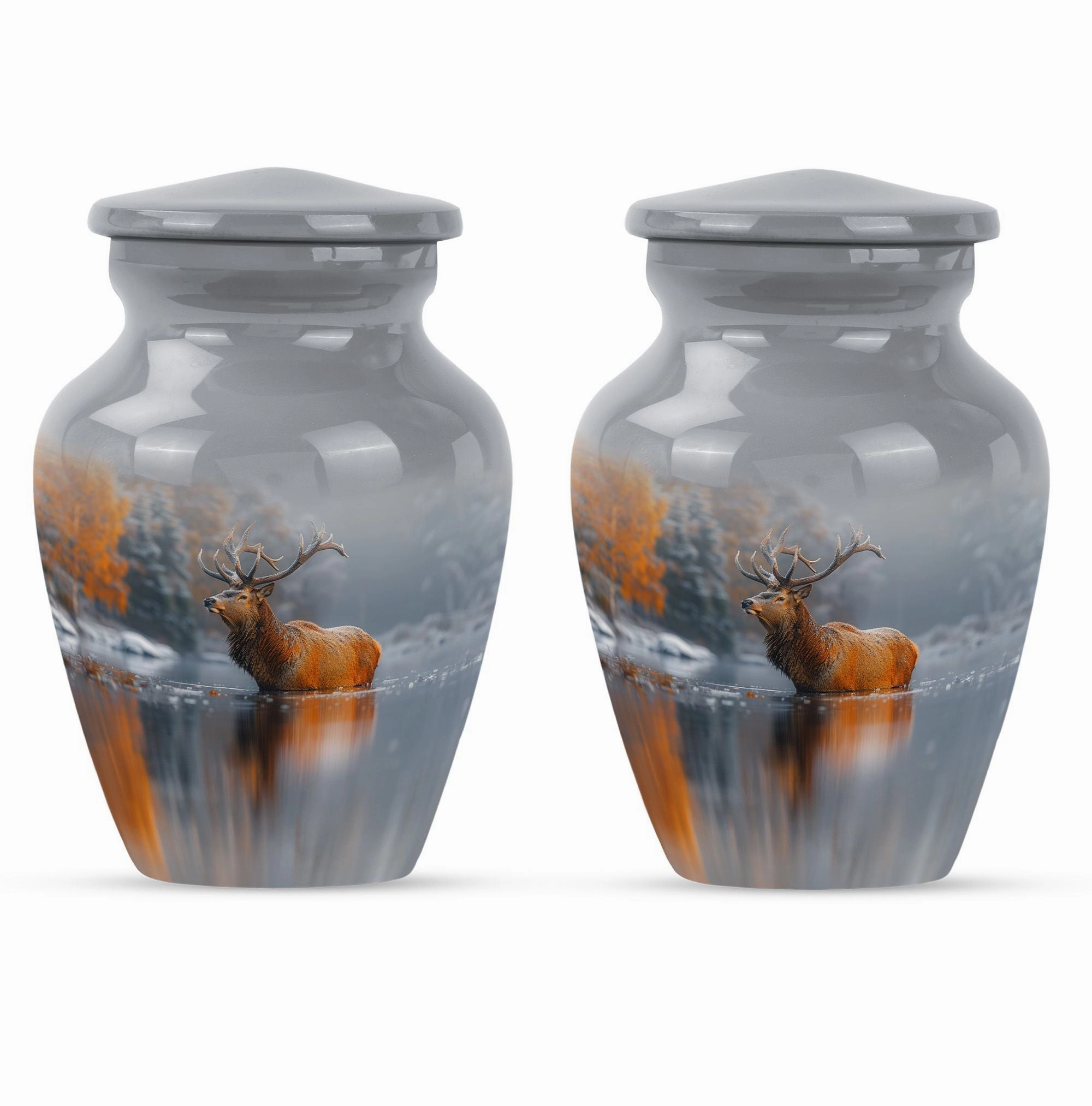 Deer Urn Remembrance - Memorial Ashes Cremation Urn for Adult