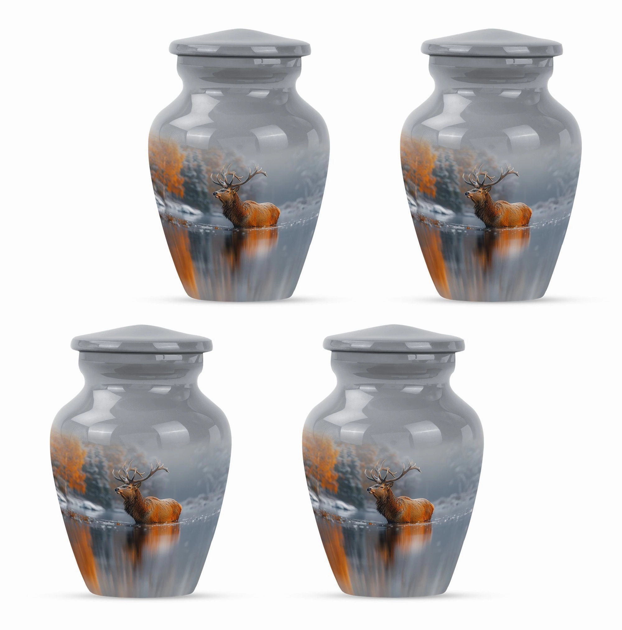 Deer Urn Remembrance - Memorial Ashes Cremation Urn for Adult