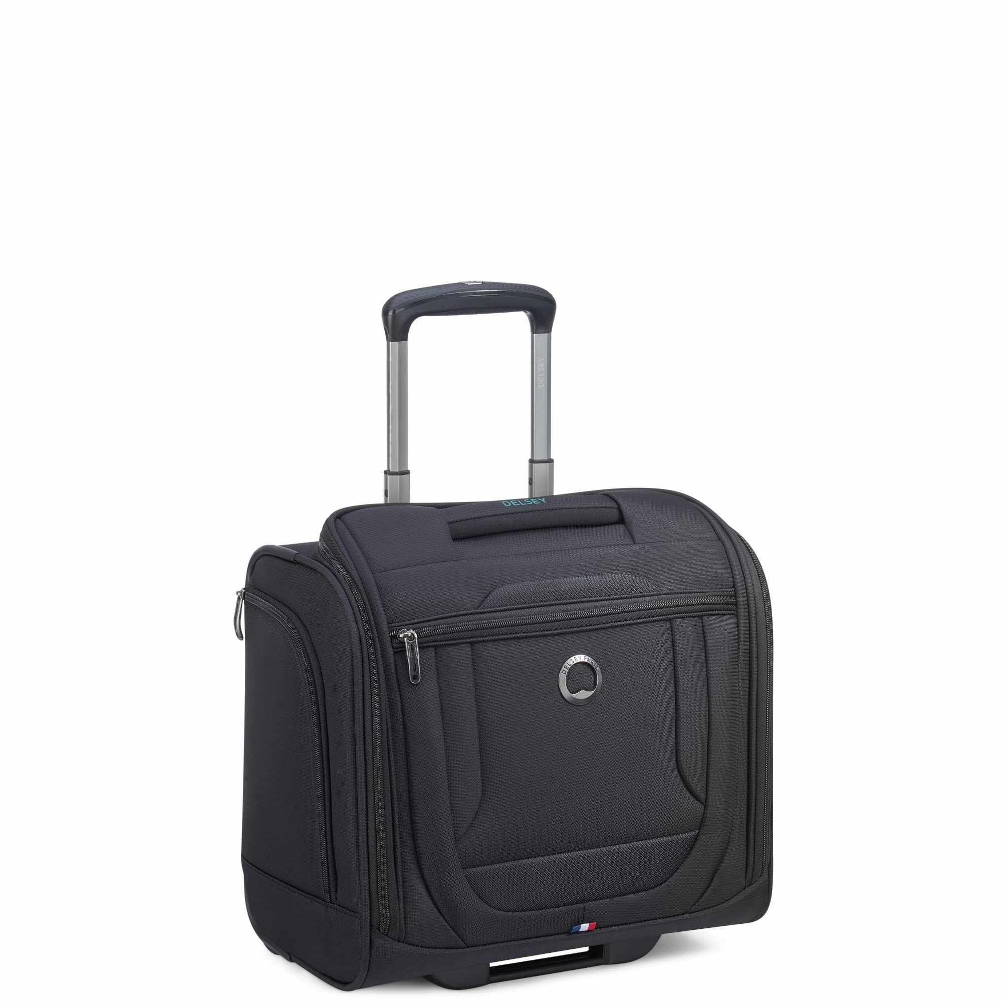 Delsey Paris Helium DLX Softside Luggage Under-Seater with 2 Wheels