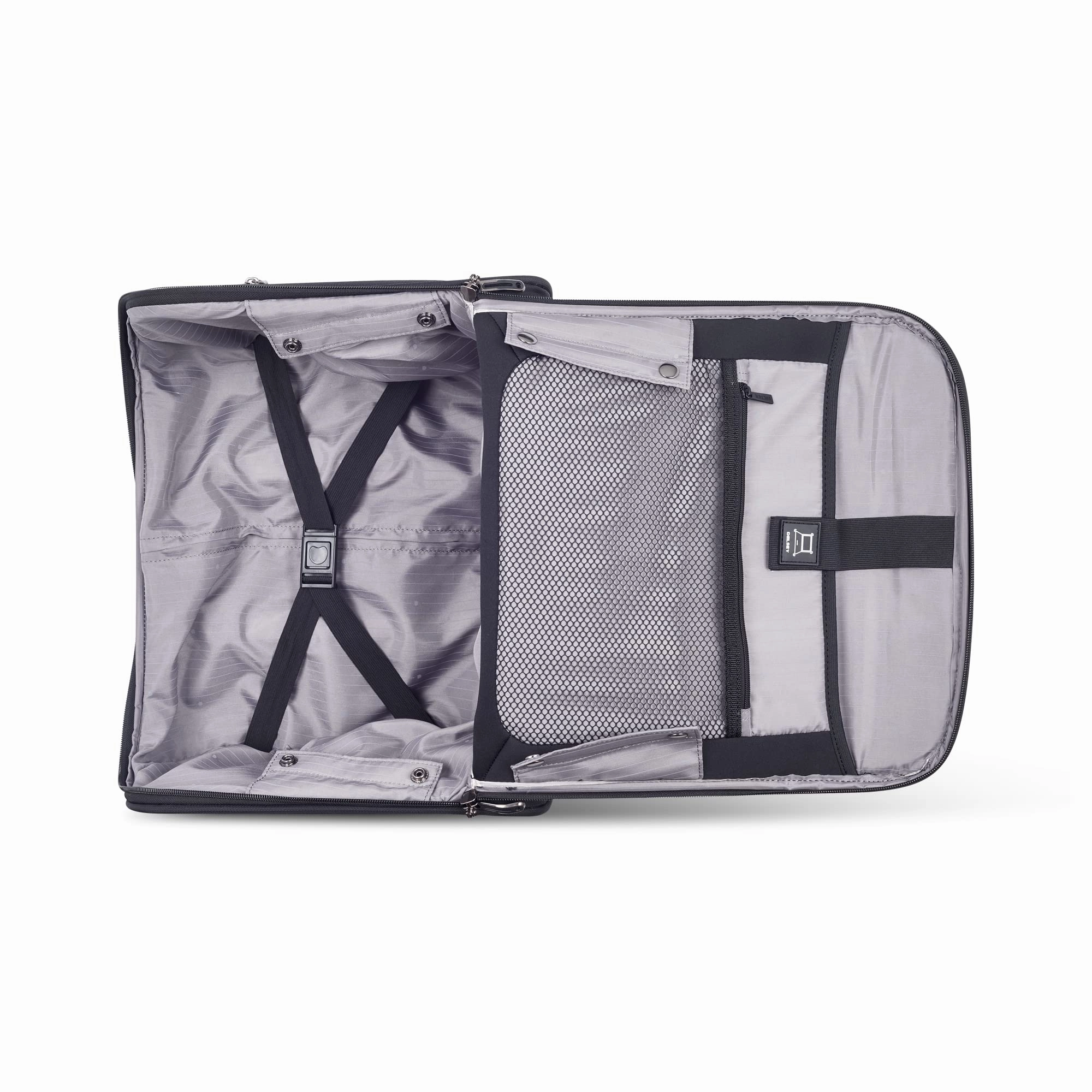 Delsey Paris Helium DLX Softside Luggage Under-Seater with 2 Wheels
