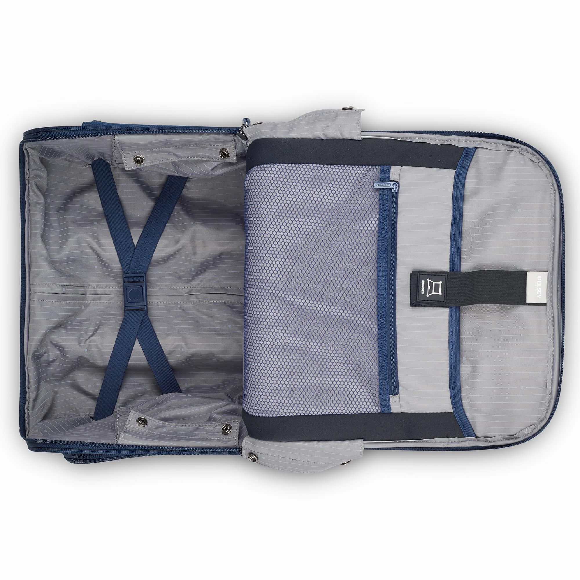 Delsey Paris Helium DLX Softside Luggage Under-Seater with 2 Wheels