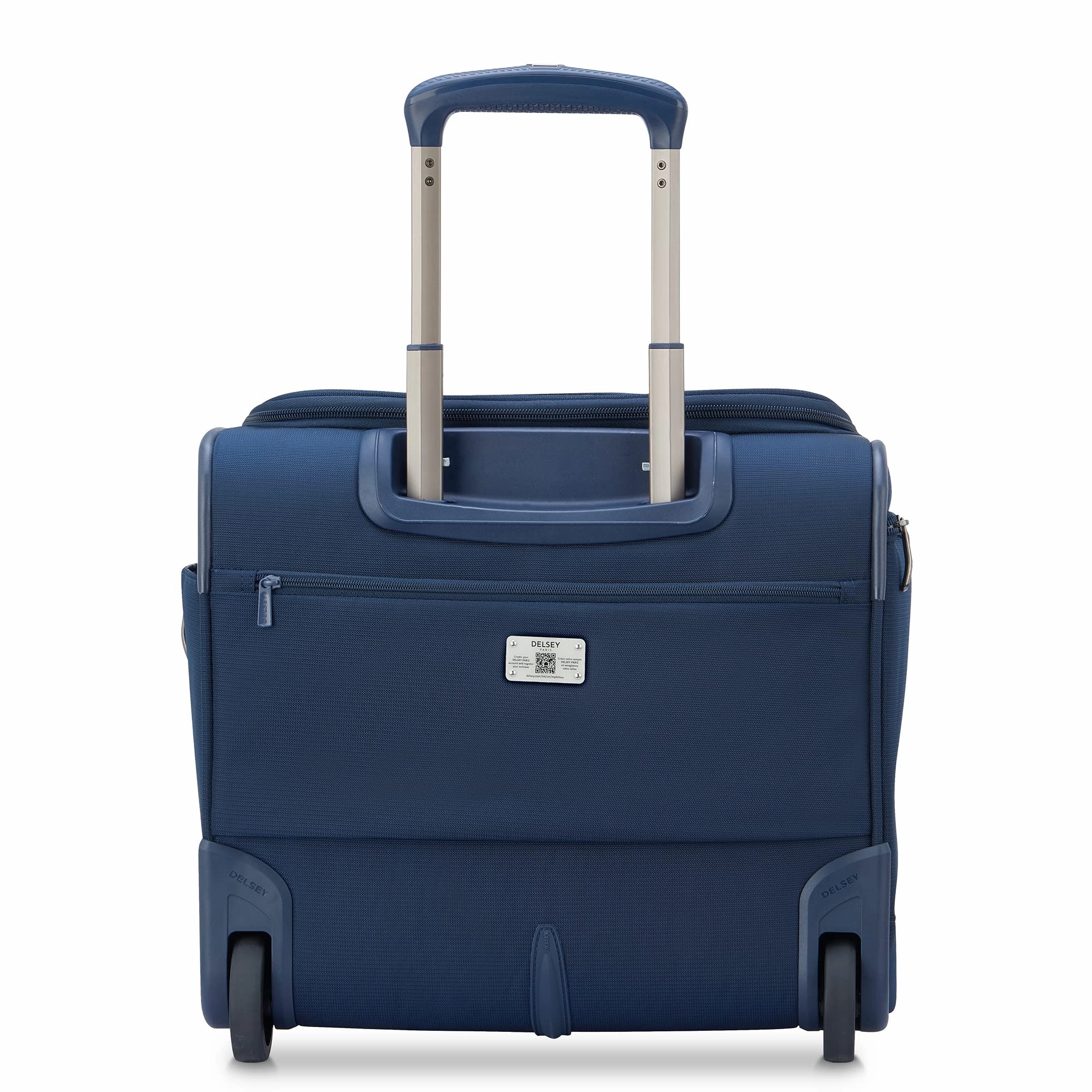Delsey Paris Helium DLX Softside Luggage Under-Seater with 2 Wheels