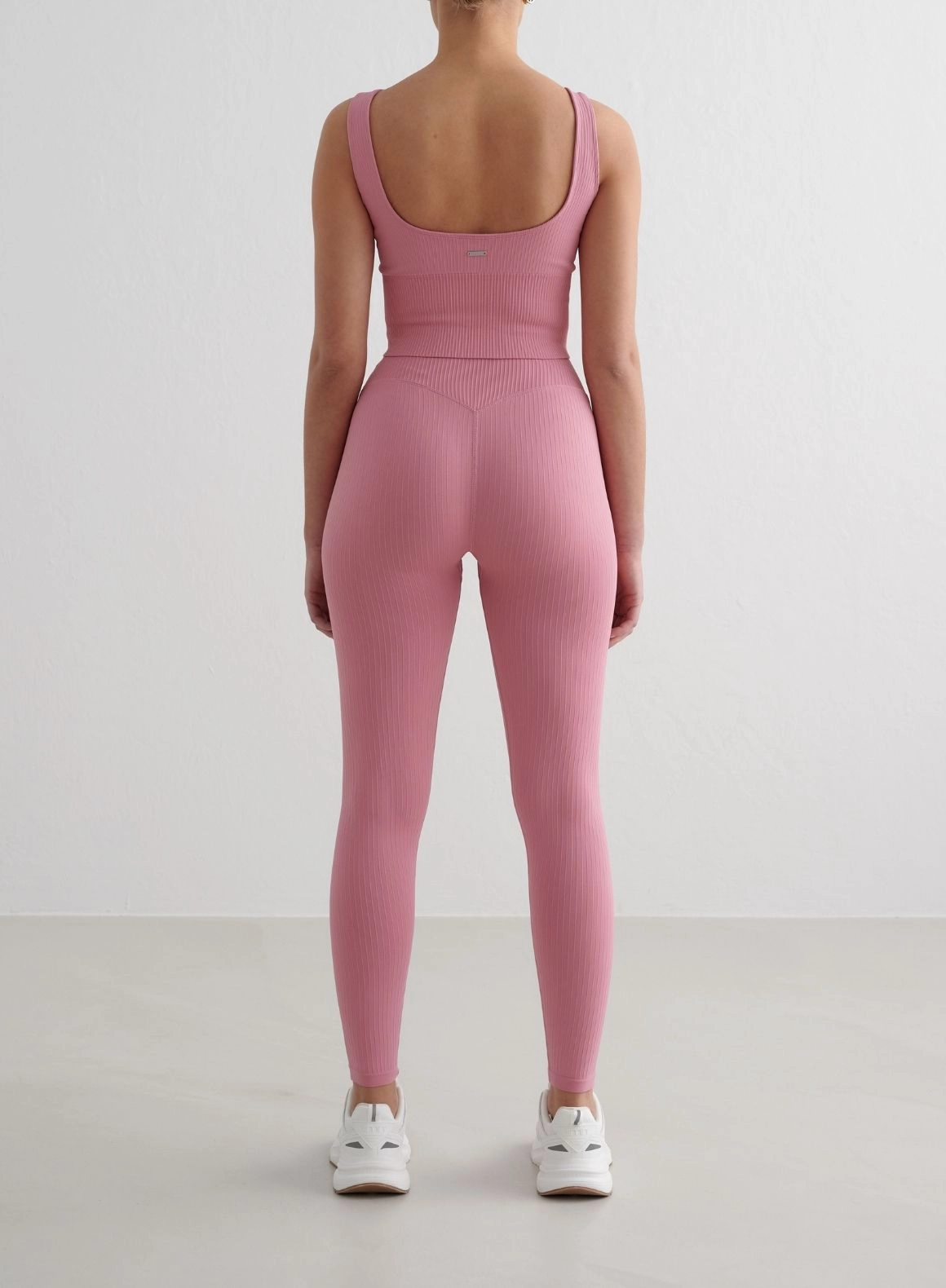 Desert Rose Ribbed Seamless Tights