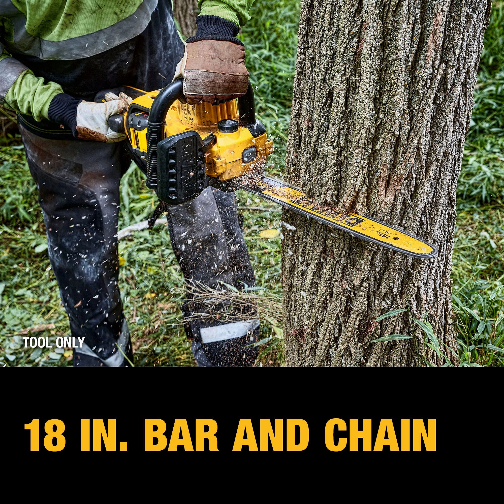 DEWALT DCCS672B-60V MAX* Brushless Cordless 18 in. Chainsaw (Tool Only)