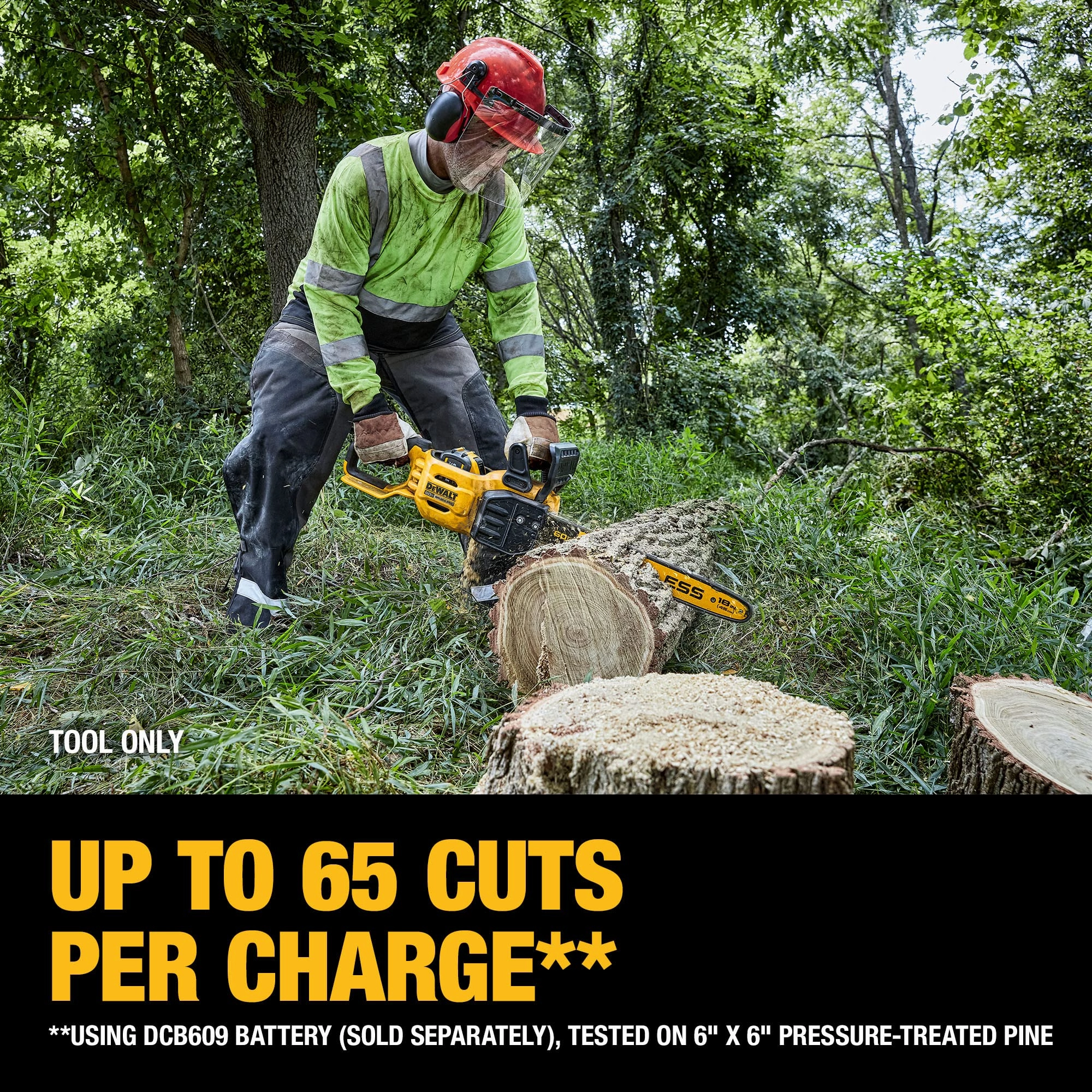 DEWALT DCCS672B-60V MAX* Brushless Cordless 18 in. Chainsaw (Tool Only)