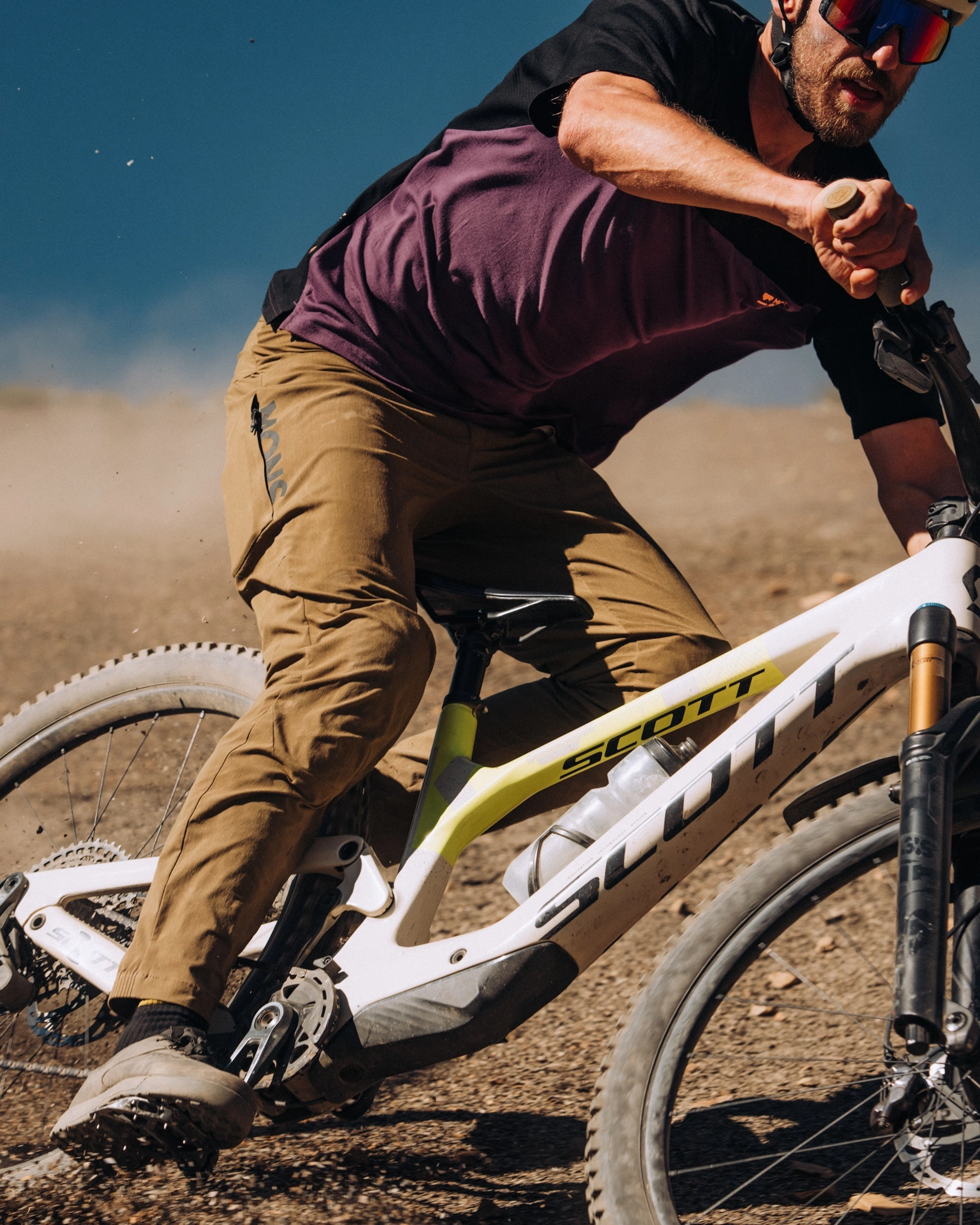 Diversion Merino Bike Jersey Short Sleeve - Boysenberry / Black