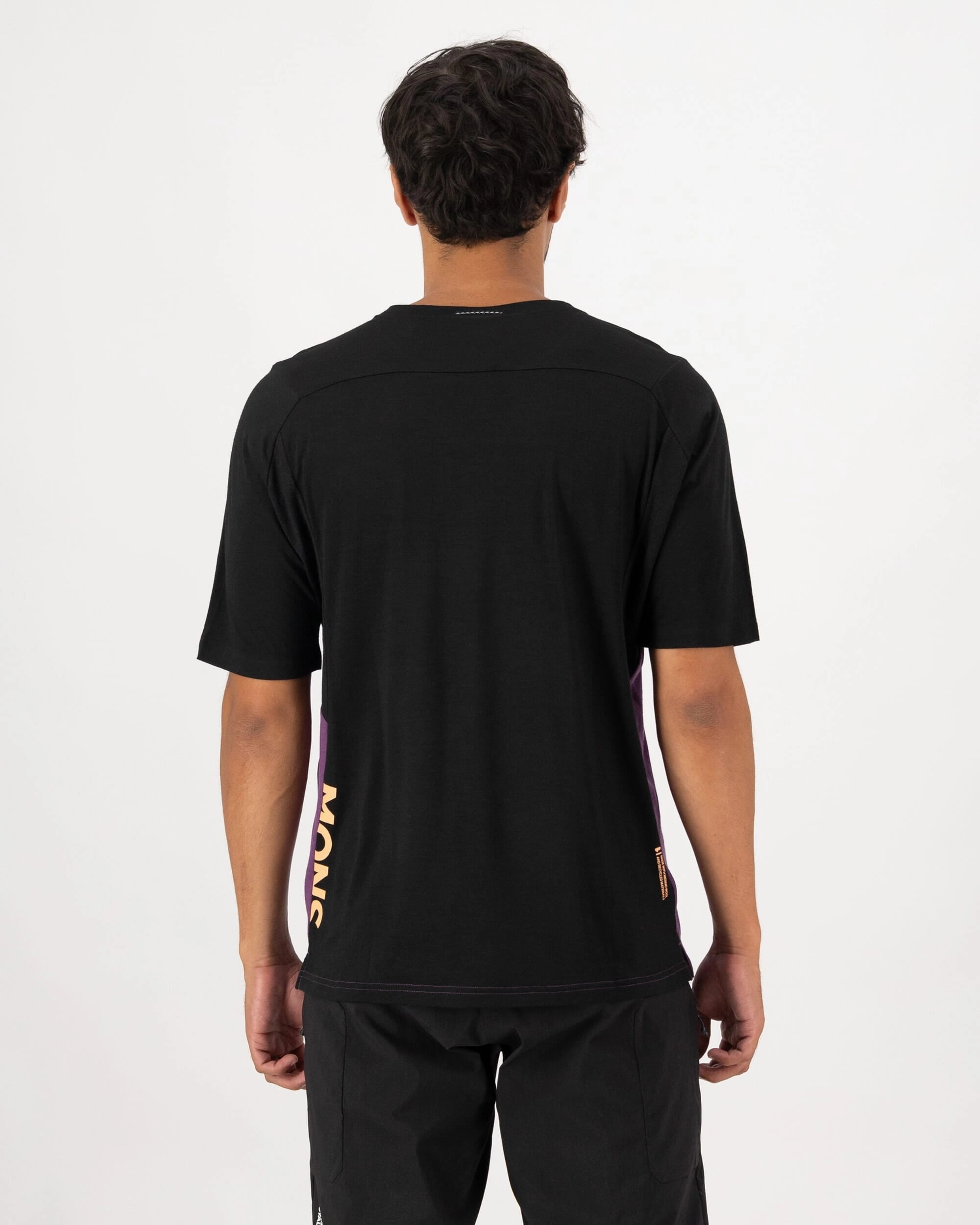 Diversion Merino Bike Jersey Short Sleeve - Boysenberry / Black