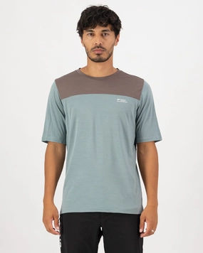 Diversion Merino Bike Jersey Short Sleeve - Desert Sage / Iron