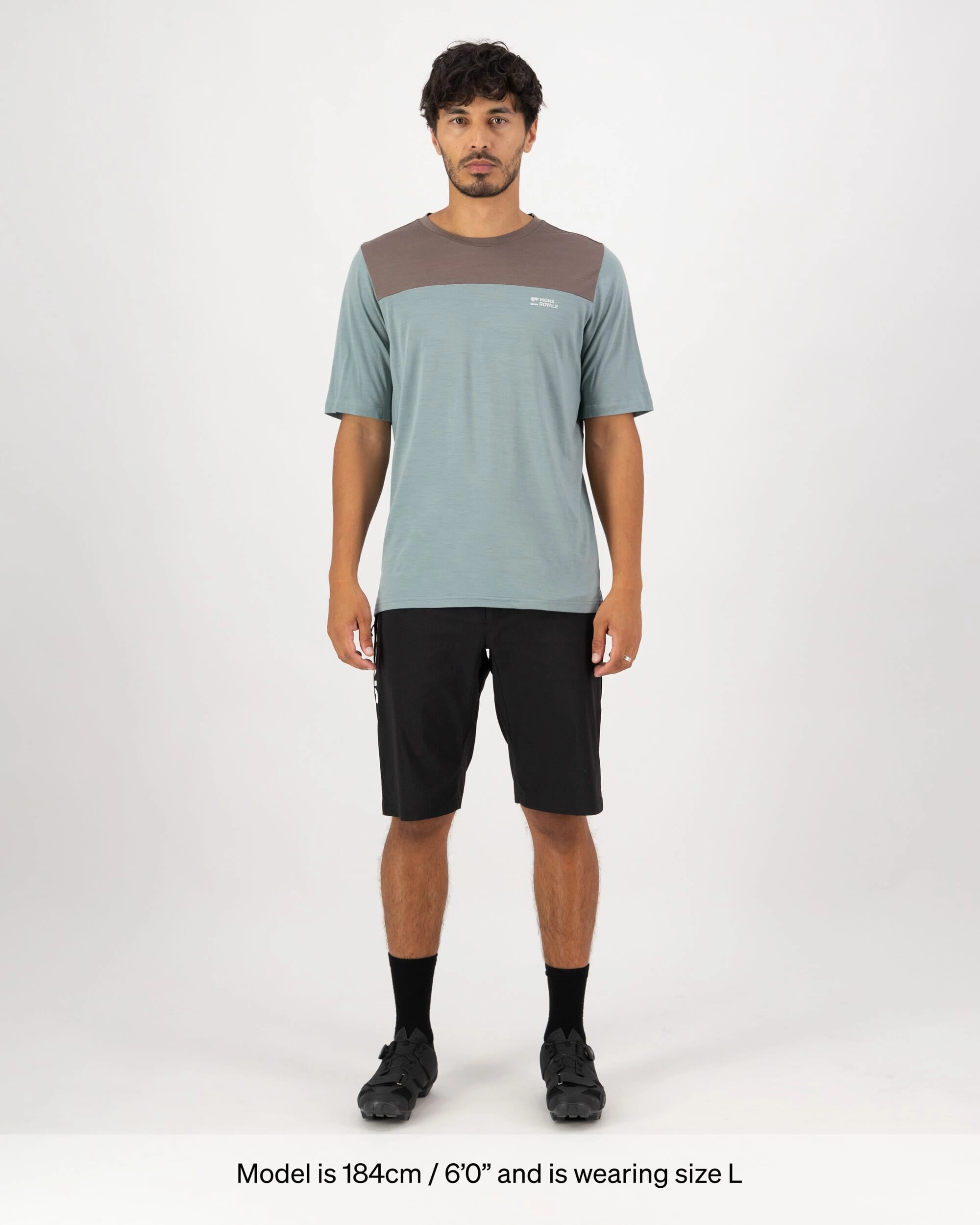 Diversion Merino Bike Jersey Short Sleeve - Desert Sage / Iron