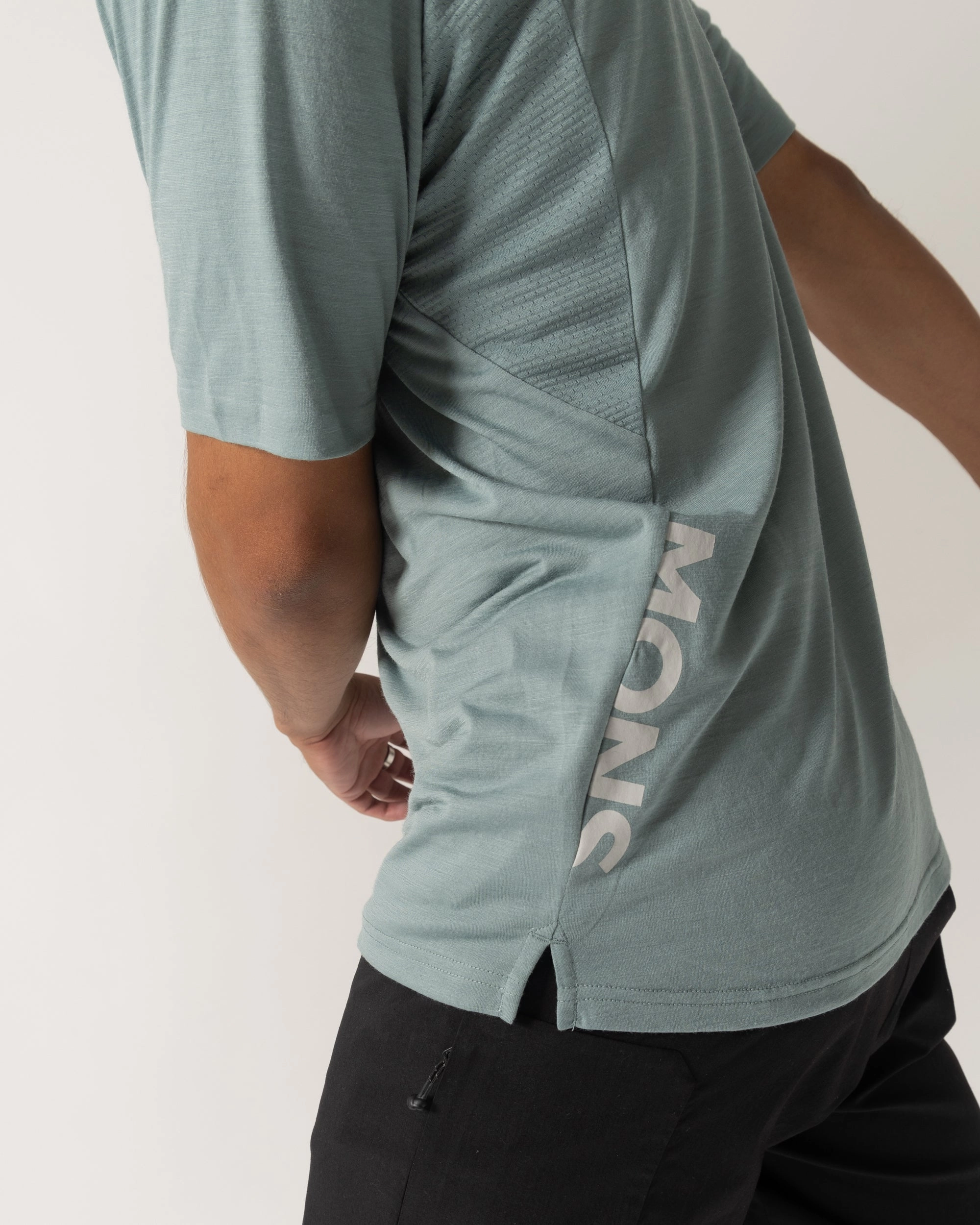 Diversion Merino Bike Jersey Short Sleeve - Desert Sage / Iron