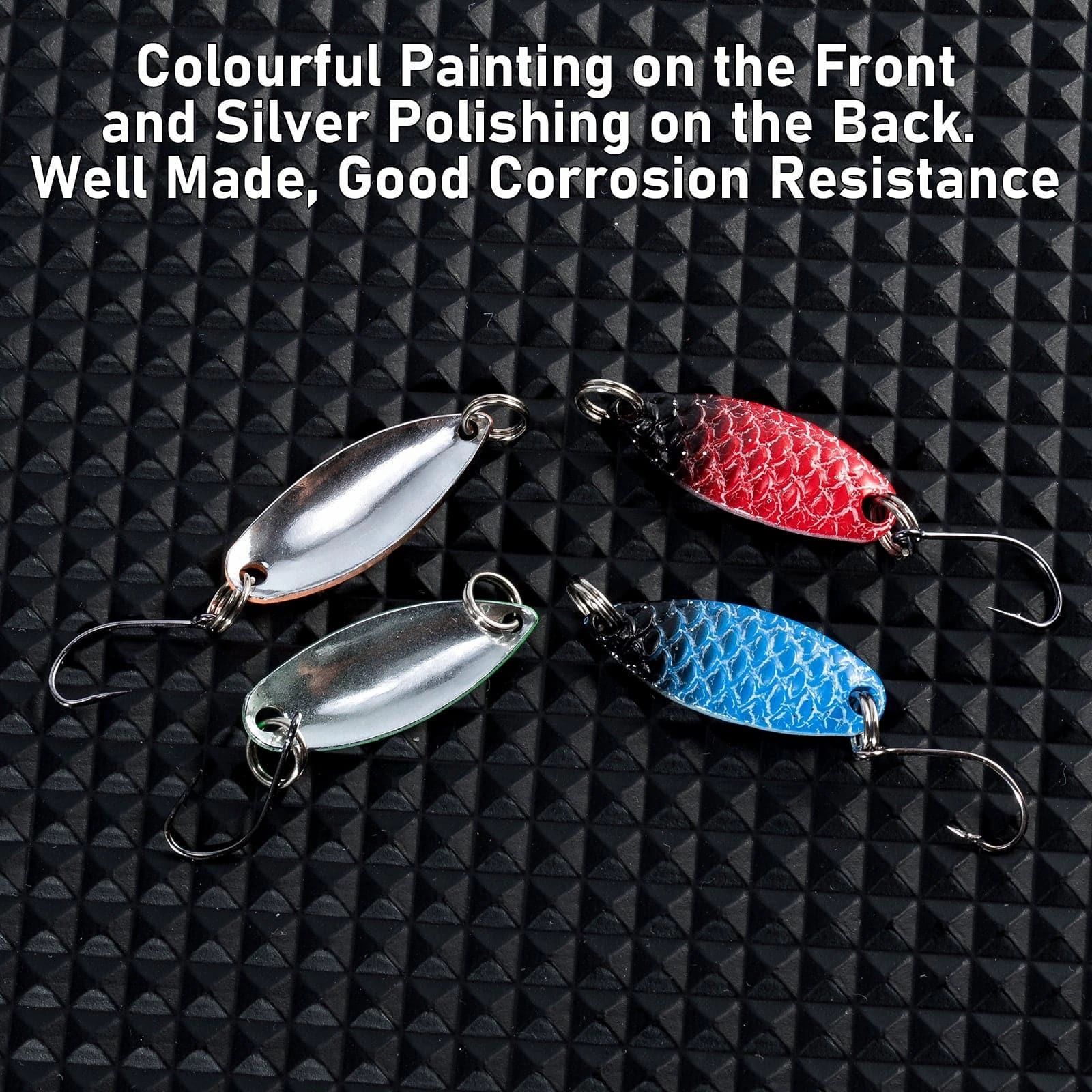 Dr.Fish  12pcs Spoons Spinners Lures Kit