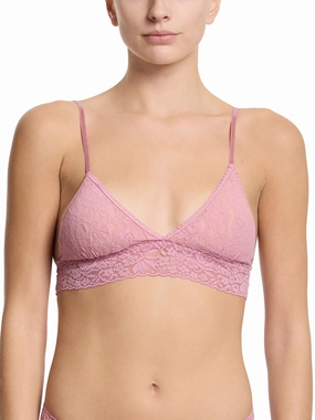 Flora Lace Bralette Mauve Orchid Pink