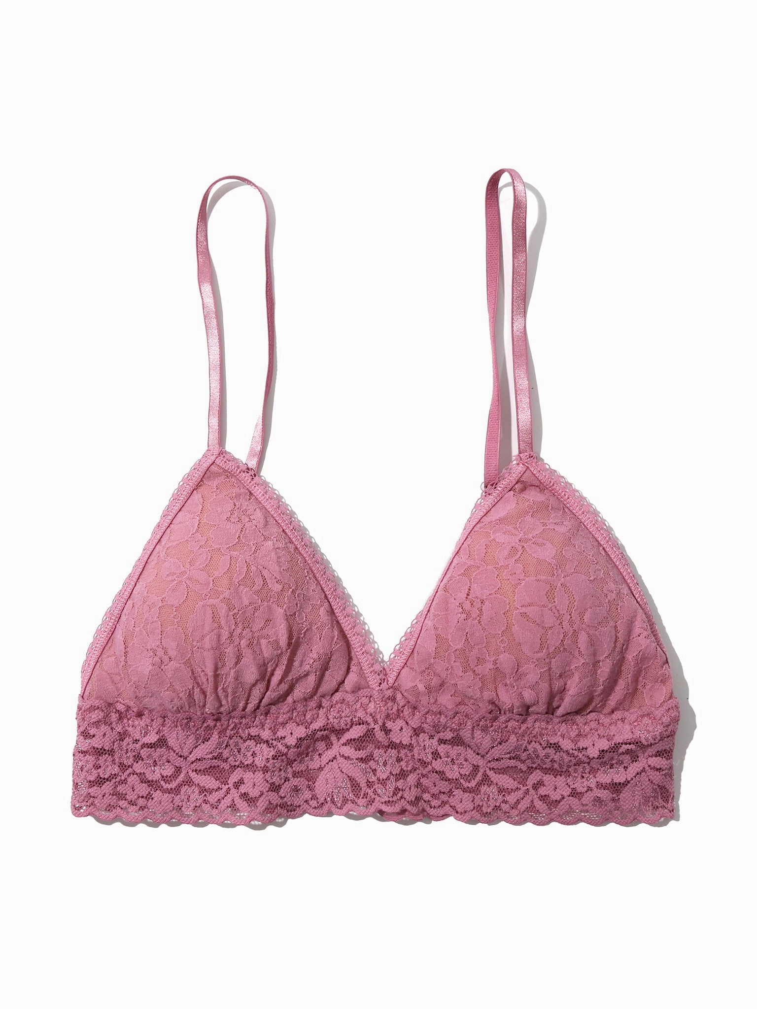 Flora Lace Bralette Mauve Orchid Pink