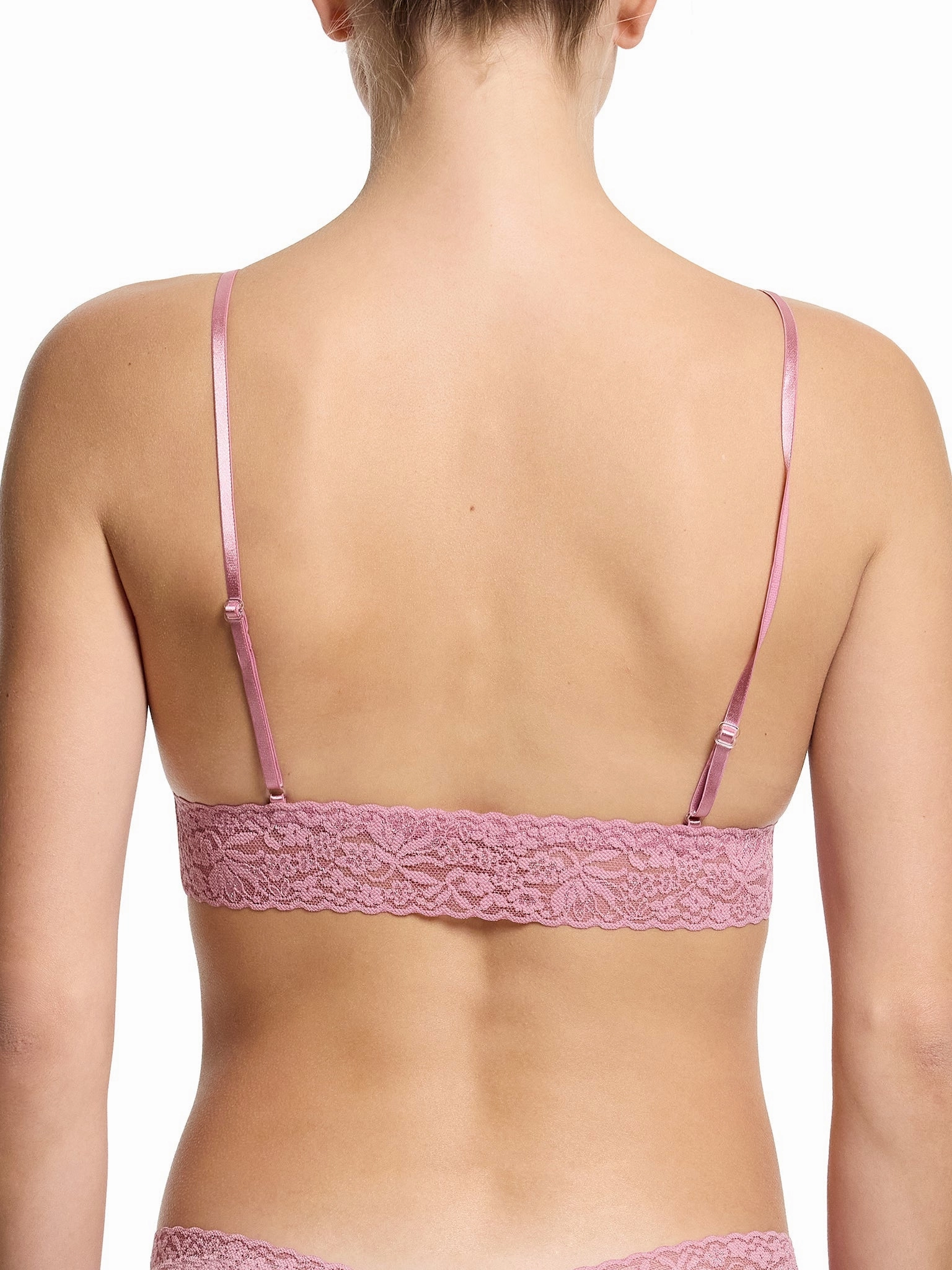Flora Lace Bralette Mauve Orchid Pink