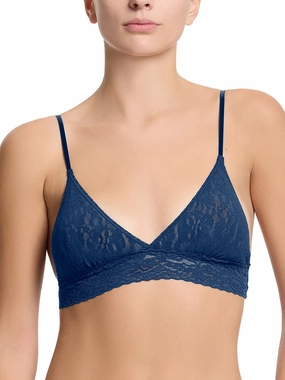 Flora Lace Bralette Night Owl Blue