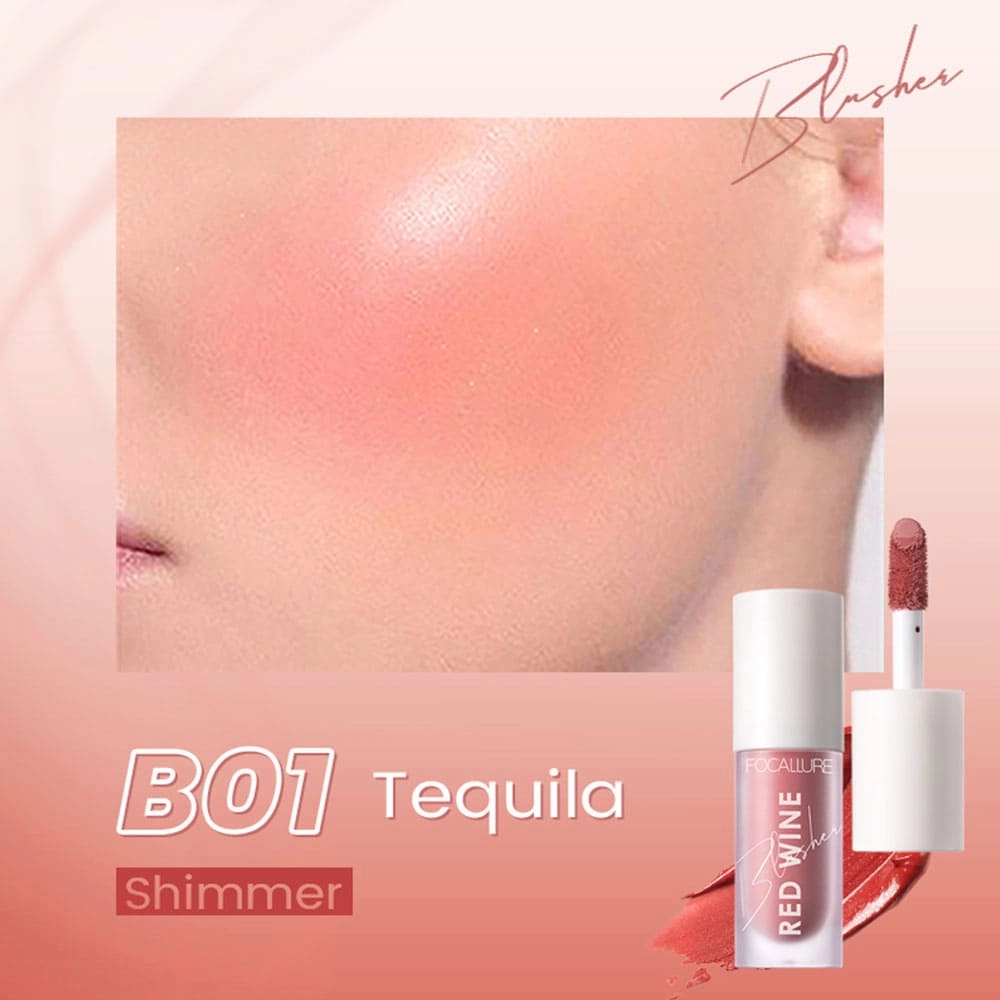 Focallure Hangover Red Wine Blusher B01