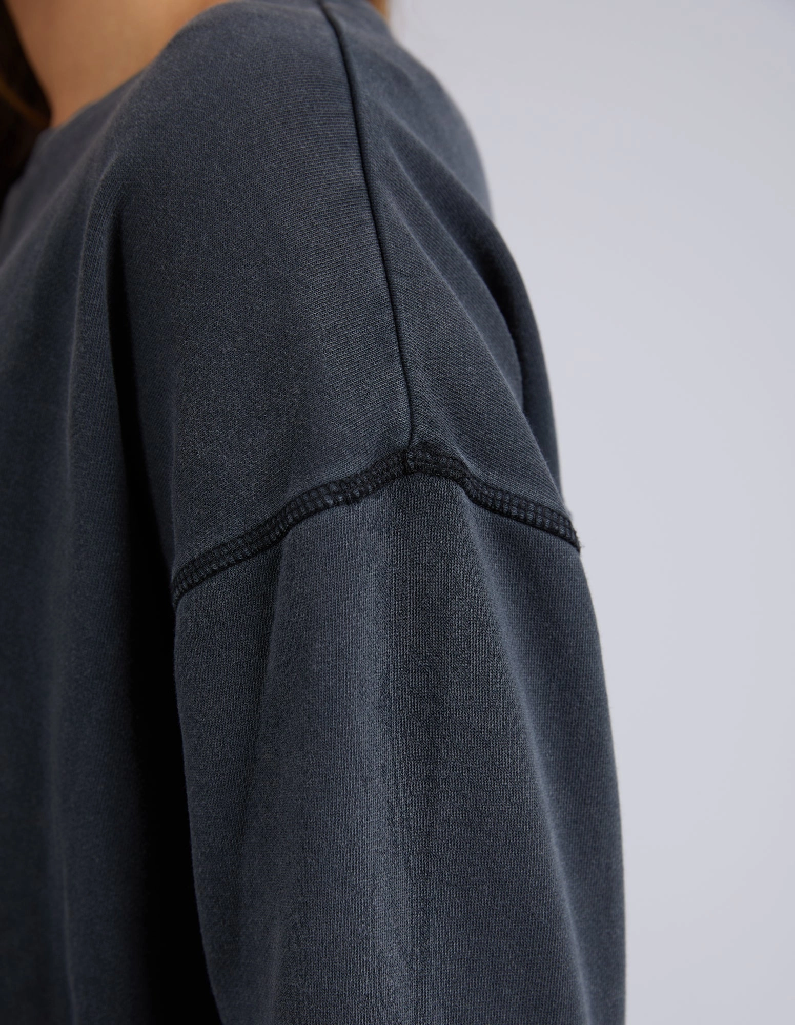 Foxwood Simplified Crew Washed Black