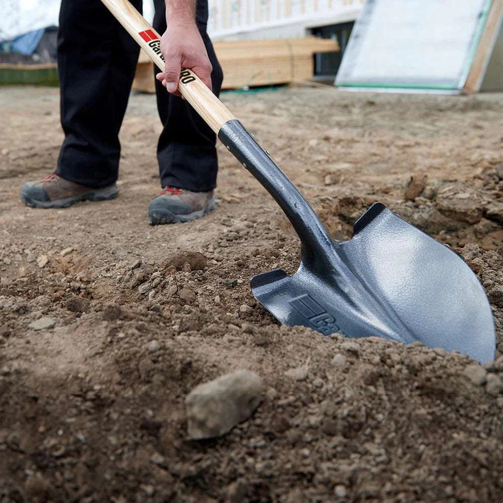 Garant GHR2FL - Pro Series Point Shovel, Long Wood Handle