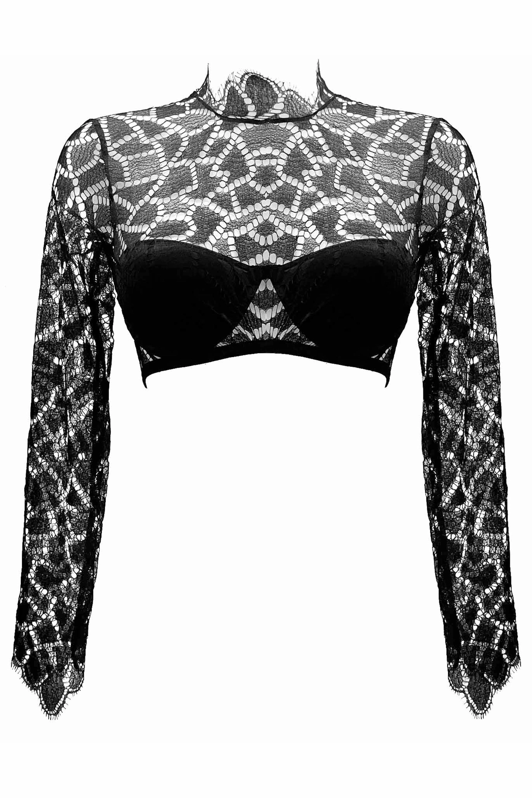 Gilda Long Sleeve Crop Top