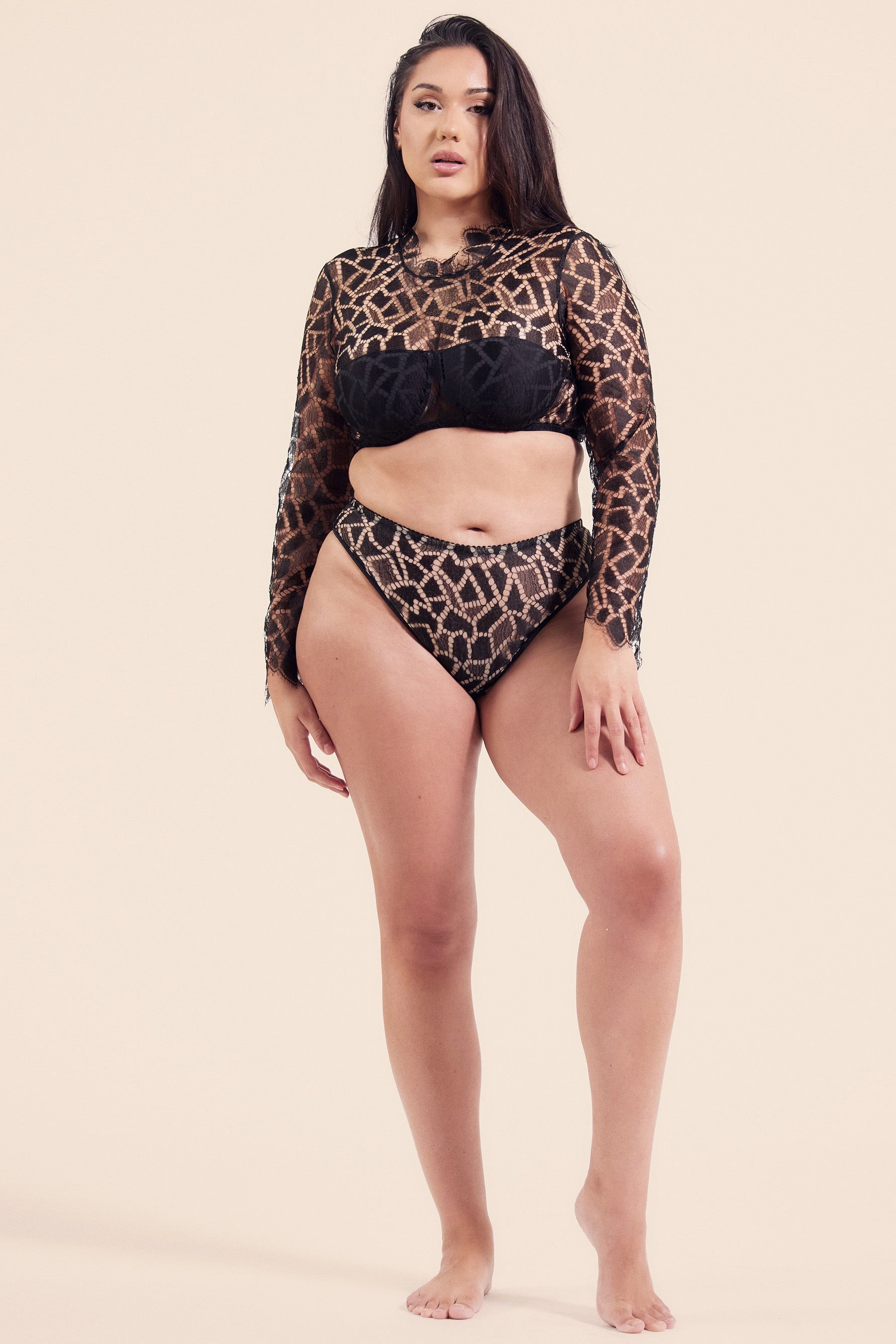 Gilda Long Sleeve Crop Top