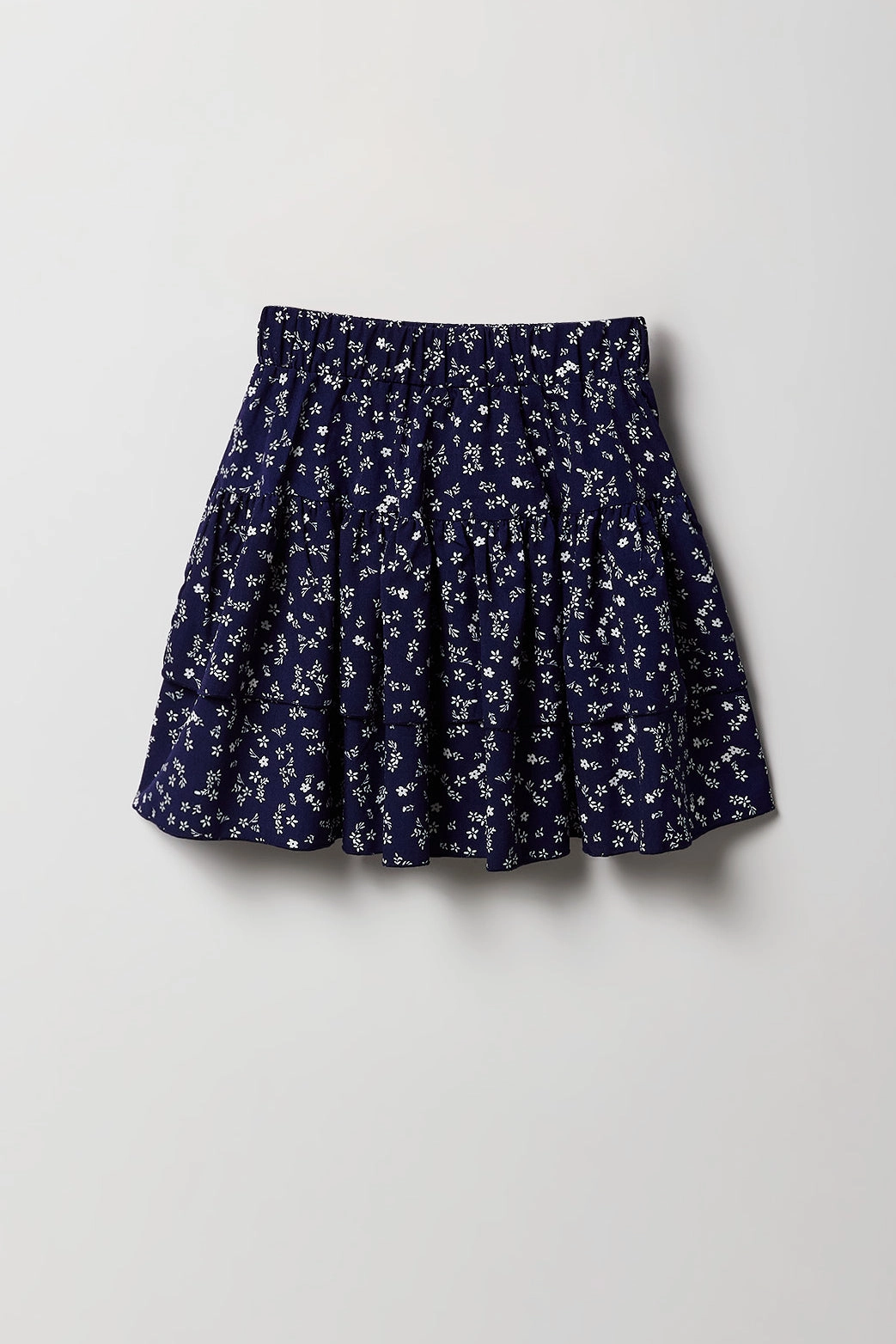 Girls Embroidered T-Shirt & Tiered Skirt 2 Piece Set